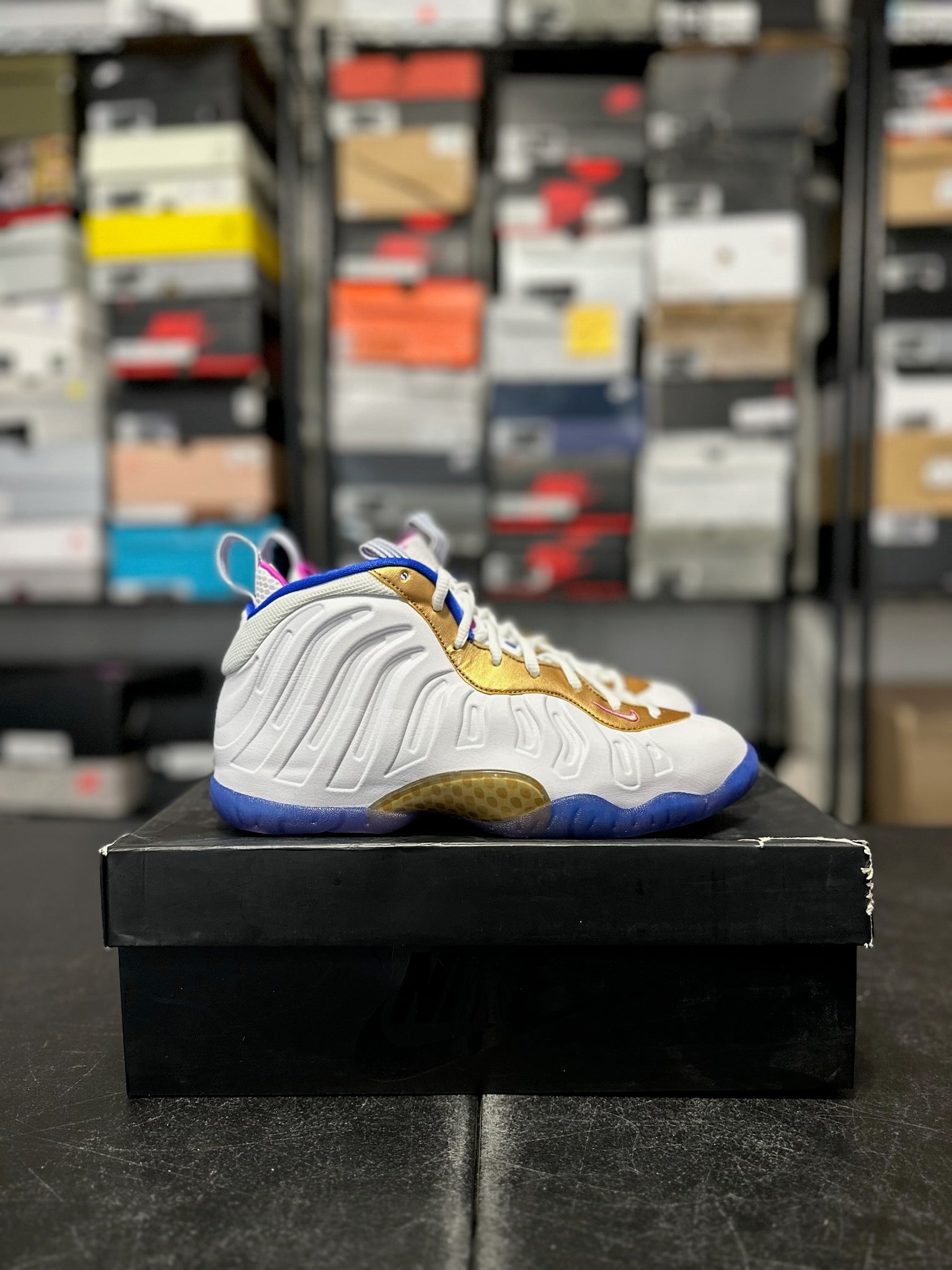 Size 7Y - Foamposite 1 Peanut Butter & Jelly