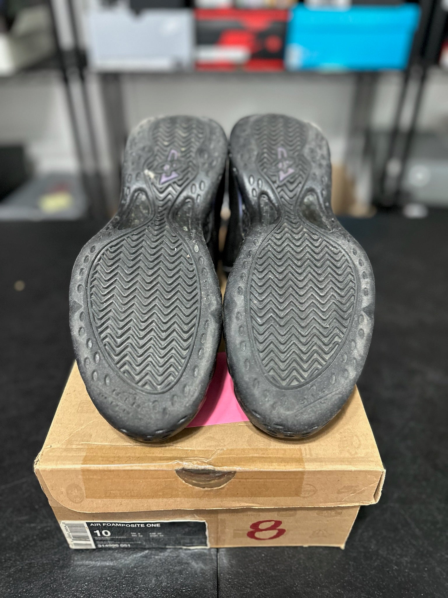 Size 10 - Foamposite 1 Eggplant