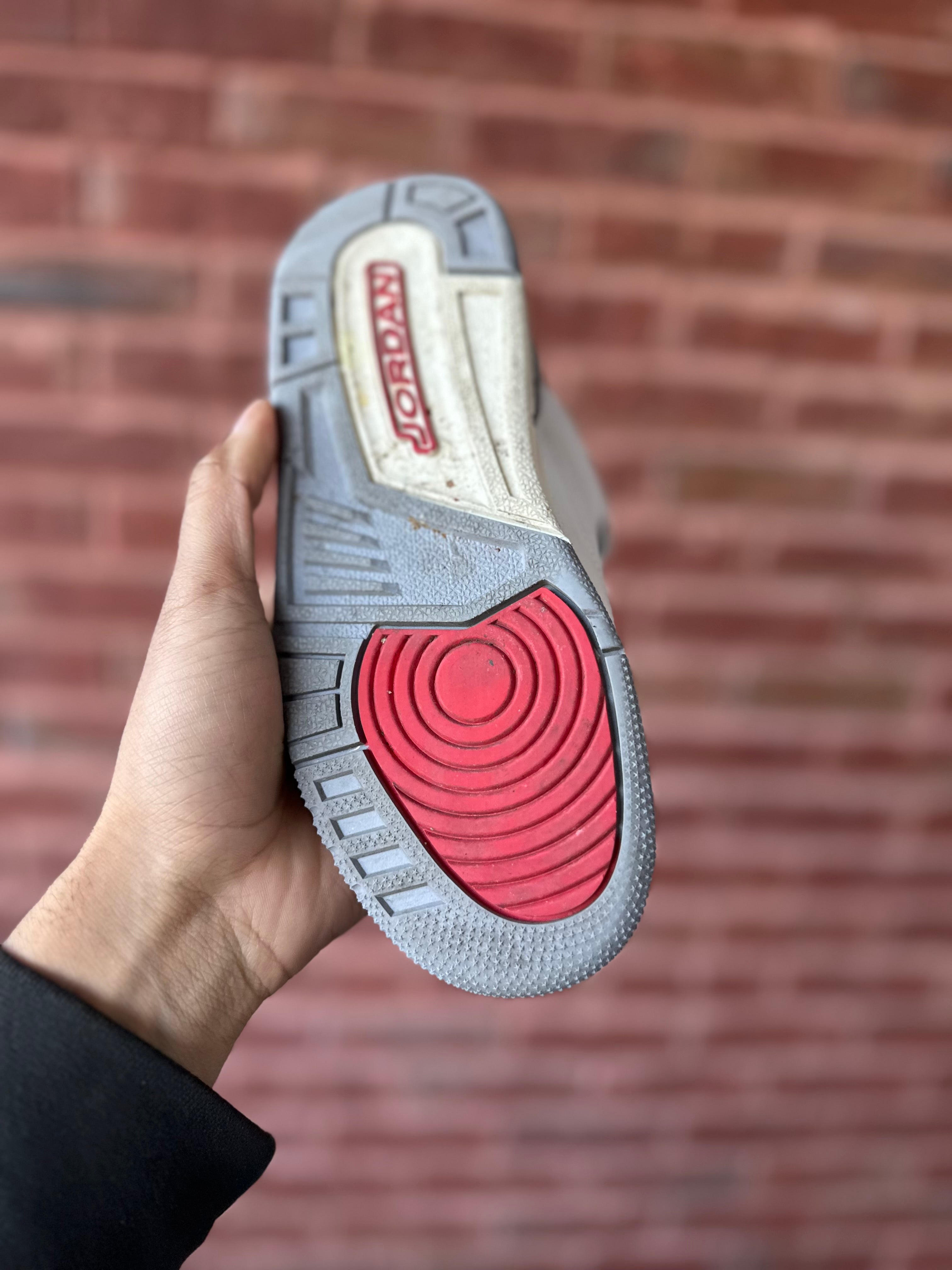 Size 4.5Y - white cement 3 reimagined gs