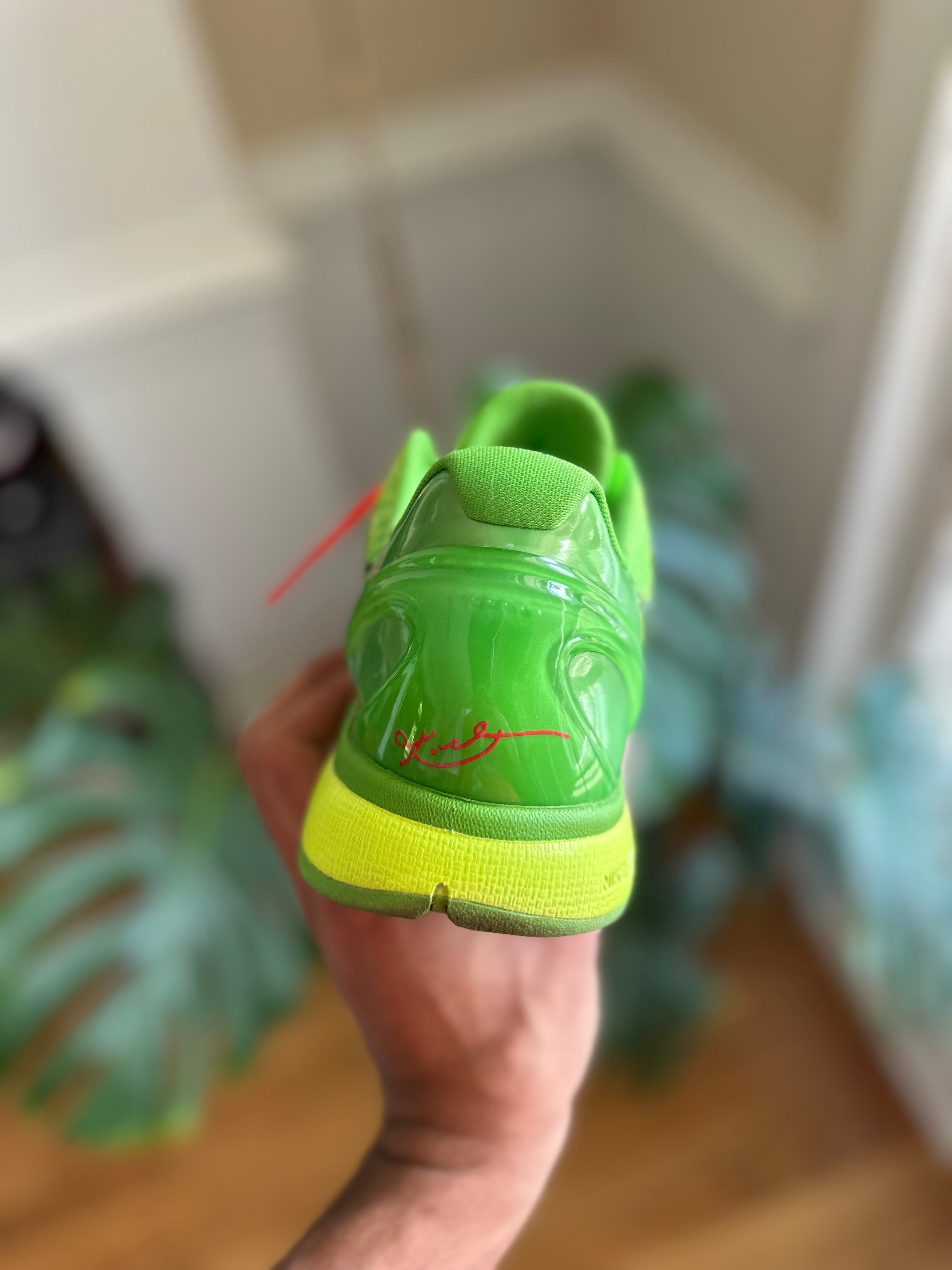 Size 8.5 - Kobe 6 protro grinch