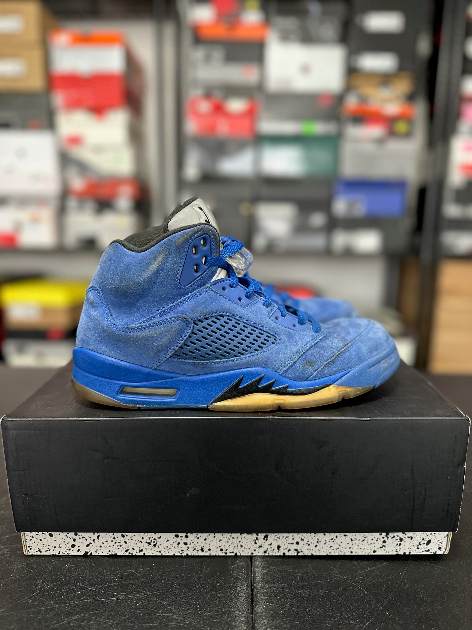 Size 8.5 - J5 Blue Suede