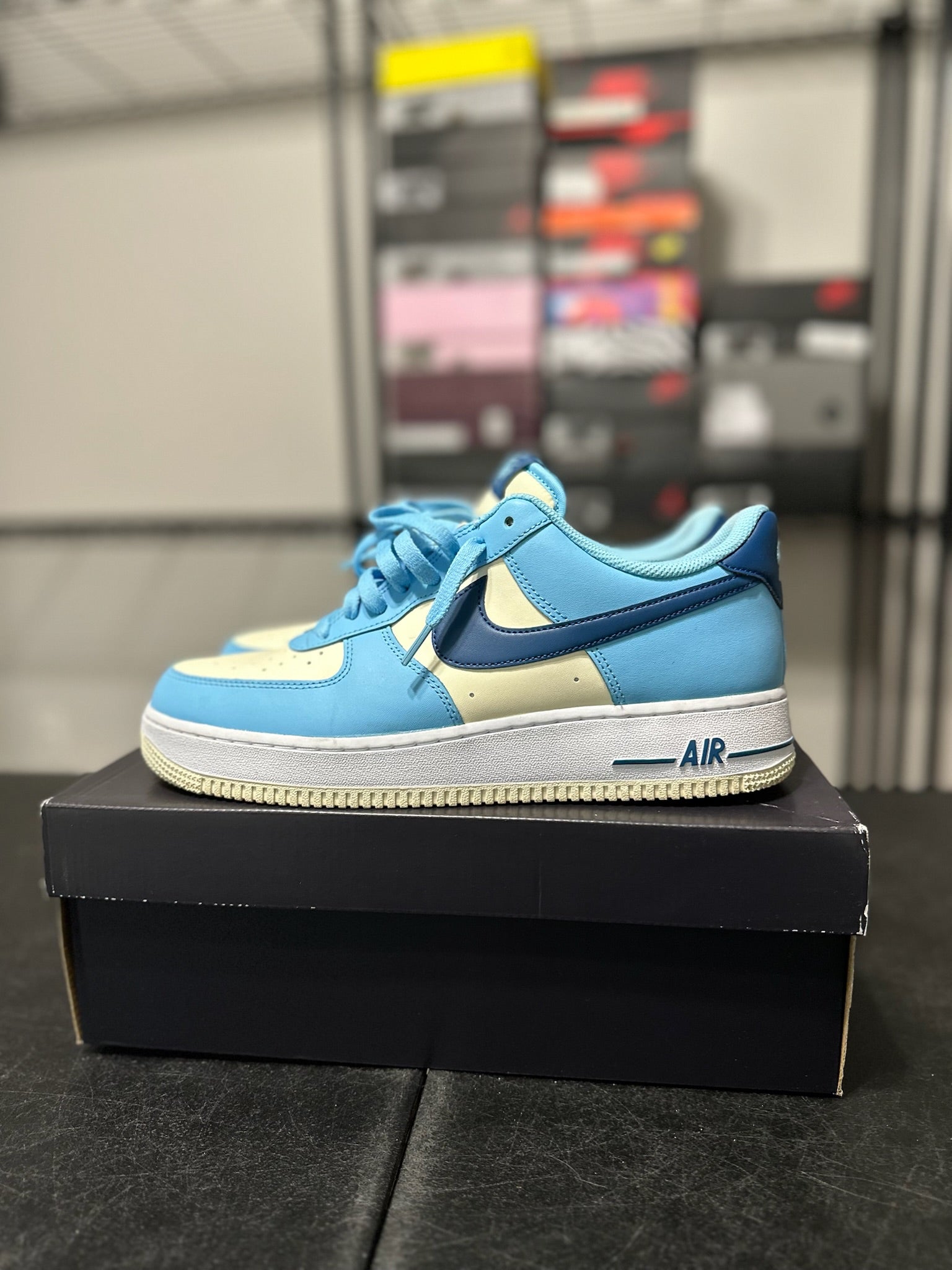 Size 10.5 - AF 1 Aquarius Blue Coconut Milk