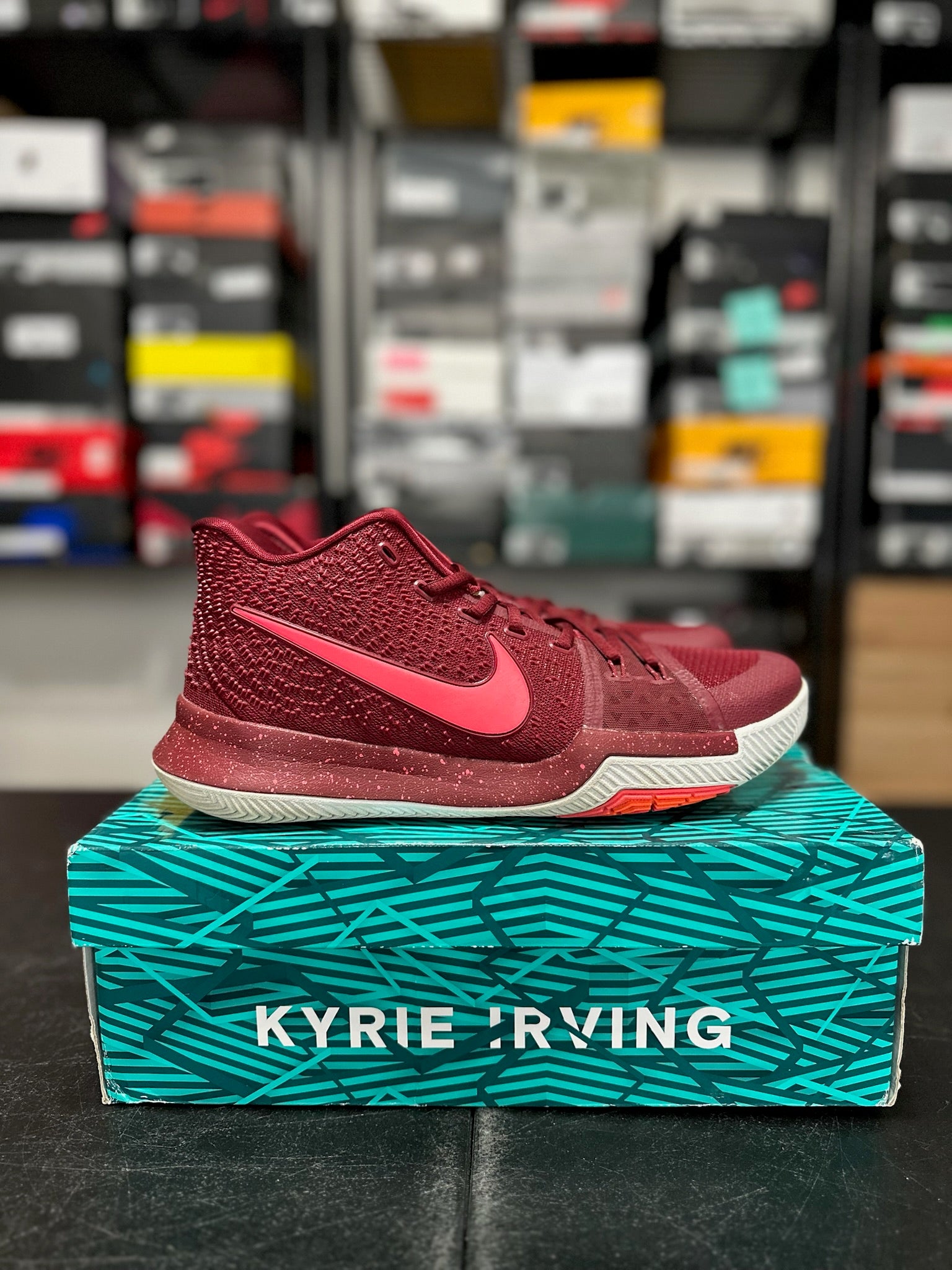 Size 10.5 - Kyrie 3 Team Red