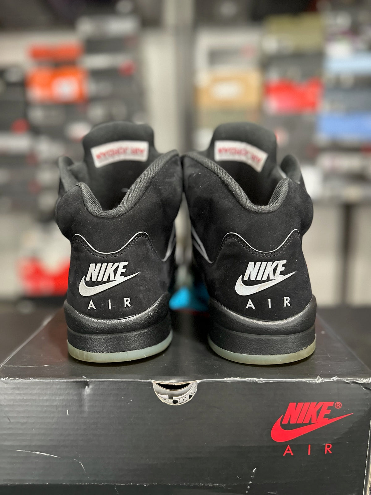 Size 11.5 - J5 black metallic reimagined