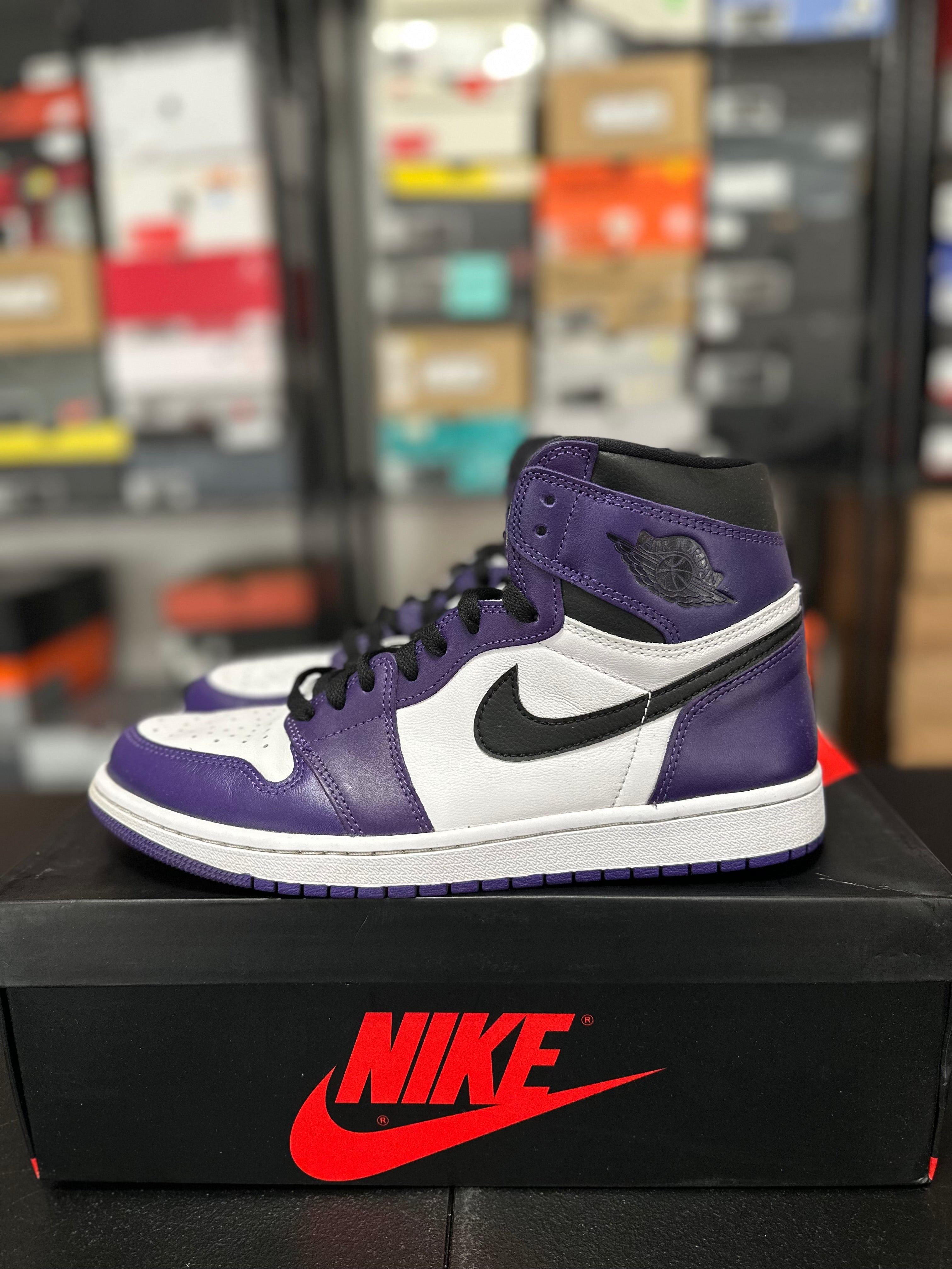 Size 10 - J1 court purple