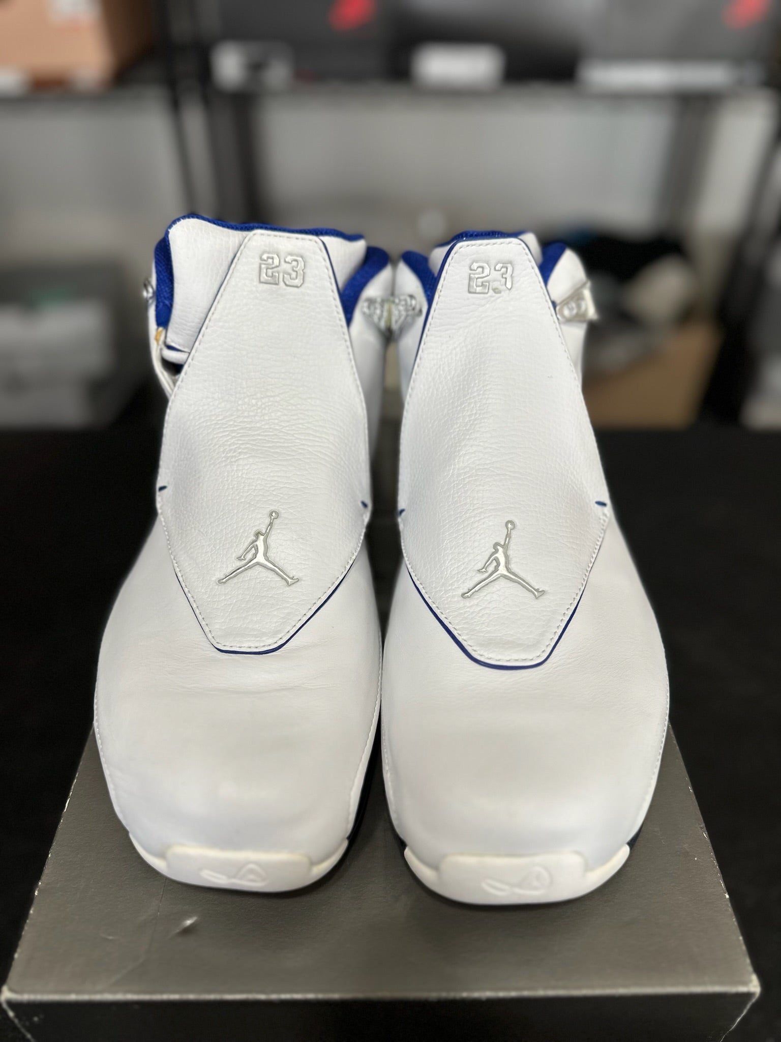 Size 12 - J18 White Sport Royal
