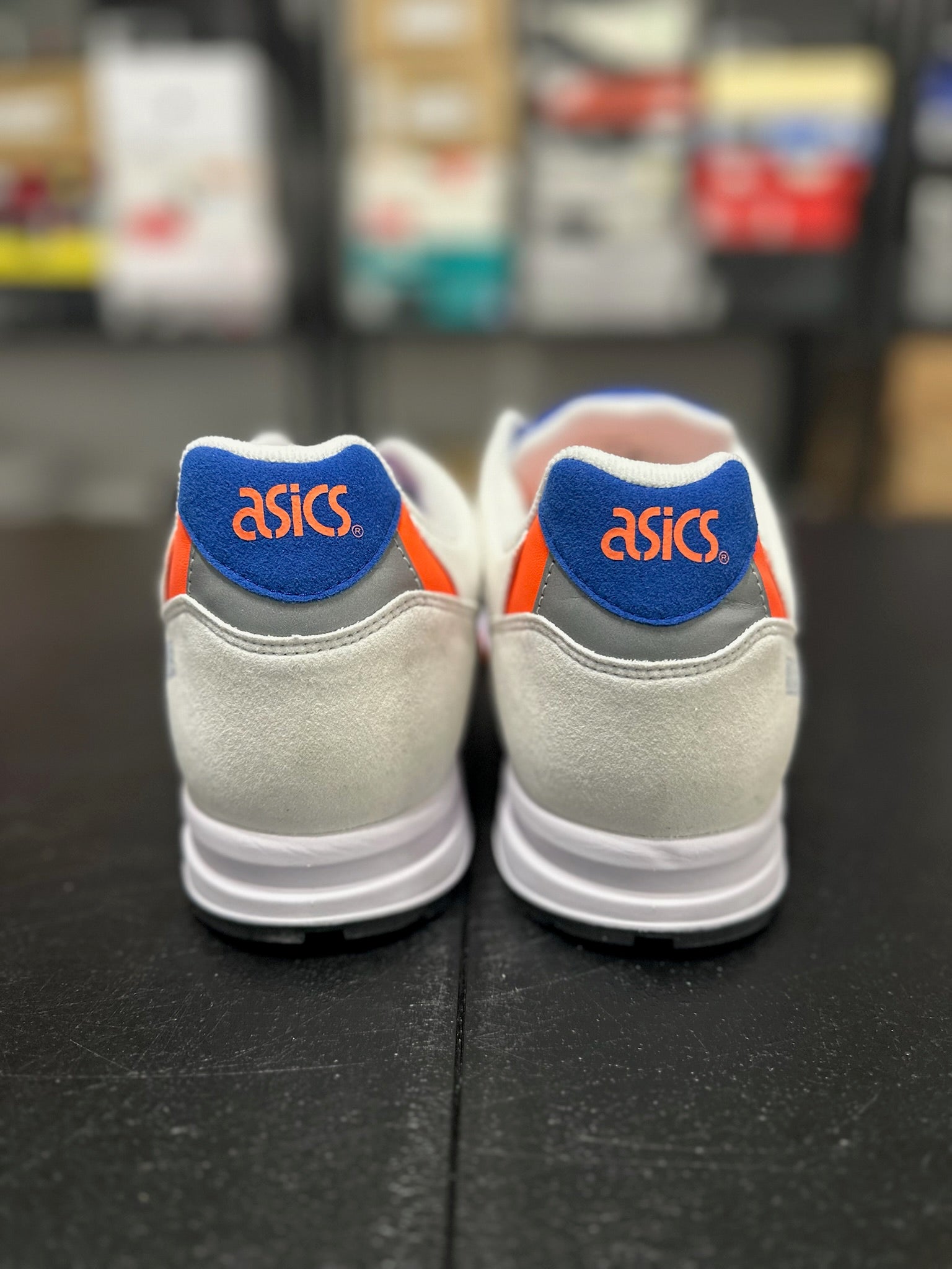 Size 13 - ASICS Gel Saga White Blue