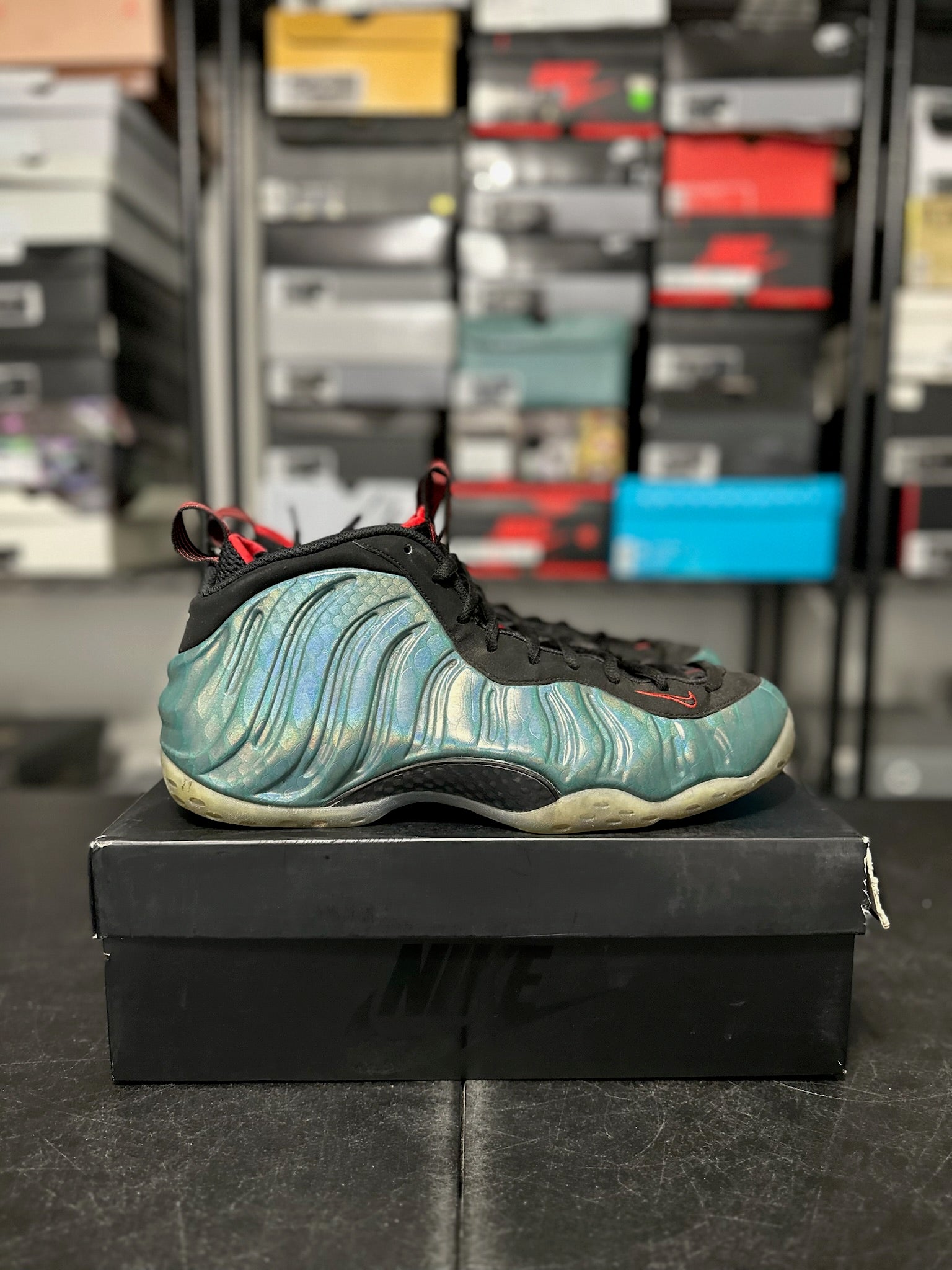 Size 13 - Foamposite 1 Gone Fishing