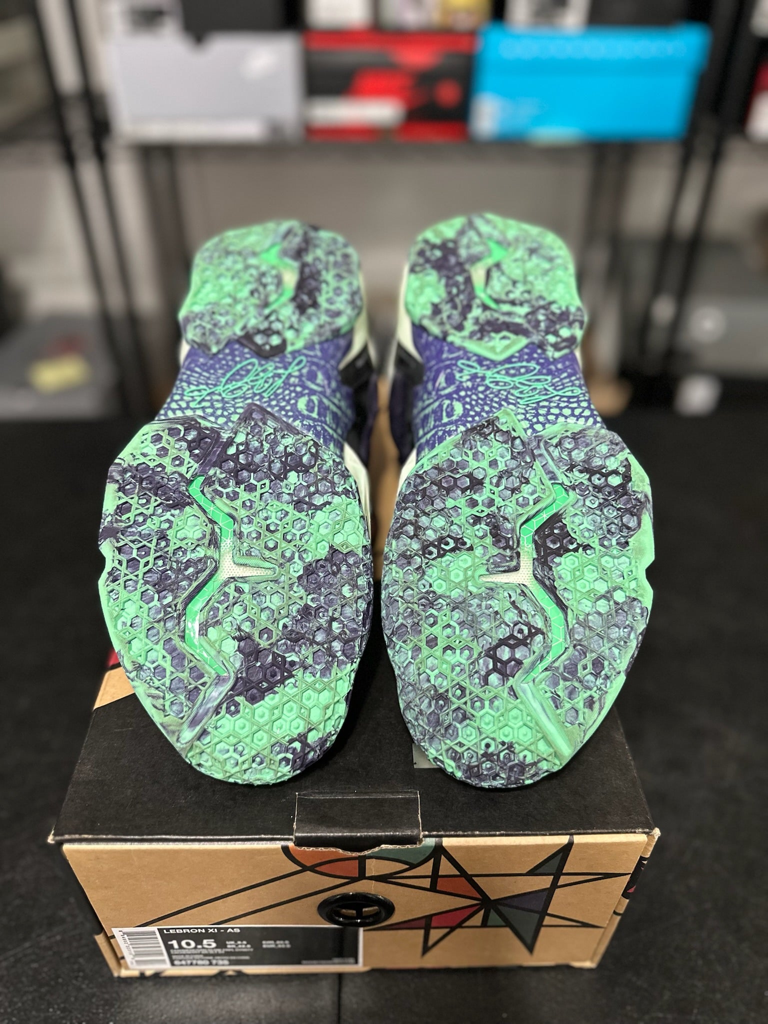 Size 10.5 - LeBron 11 NOLA Gumbo League Gator King