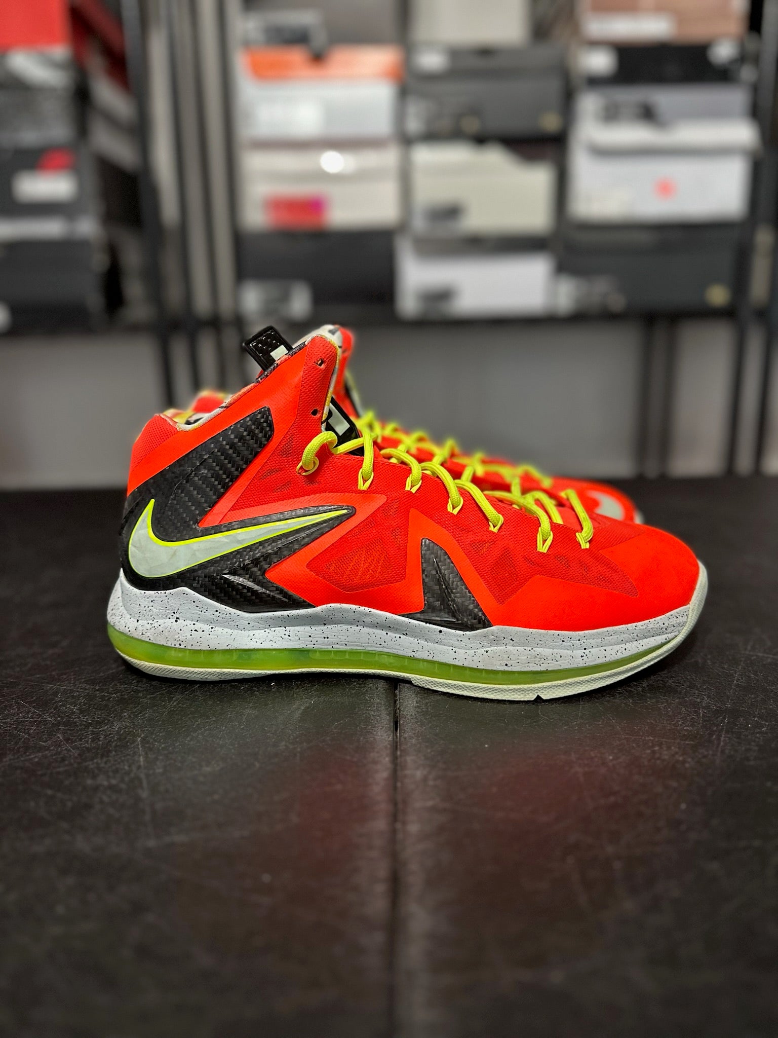 Size 11.5 - LeBron 10 Elite Total Crimson