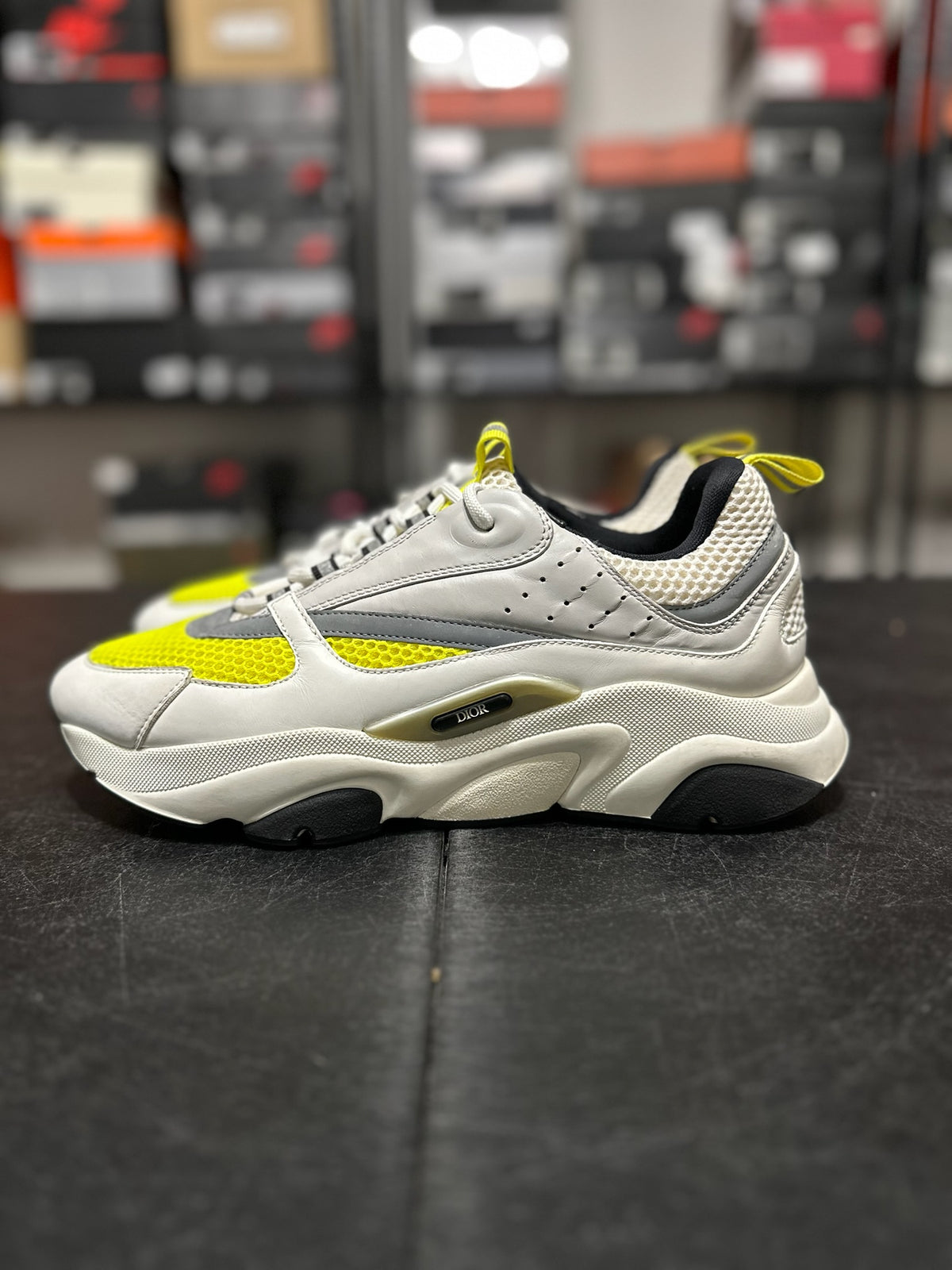 Size 11 - (45) Dior B22 white/yellow