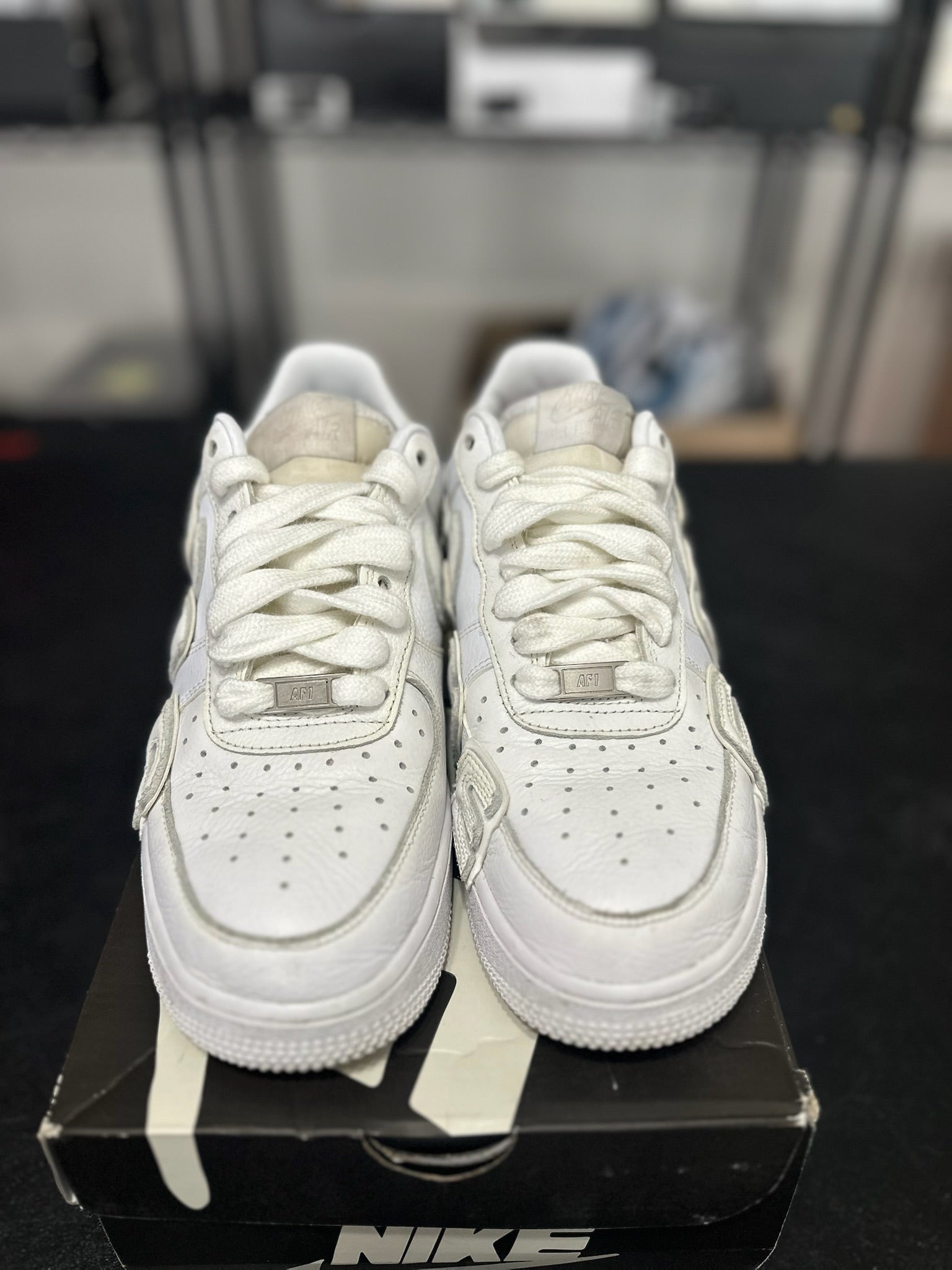 Size 8 - AF 1 Low Cactus Plant Flea Market White