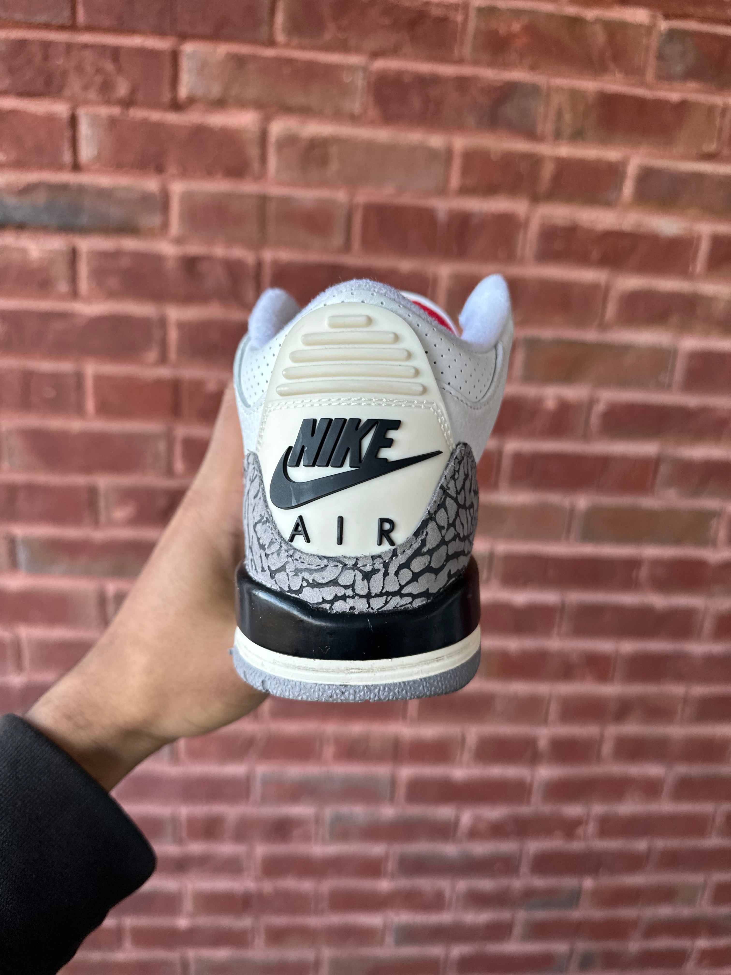 Size 4.5Y - white cement 3 reimagined gs