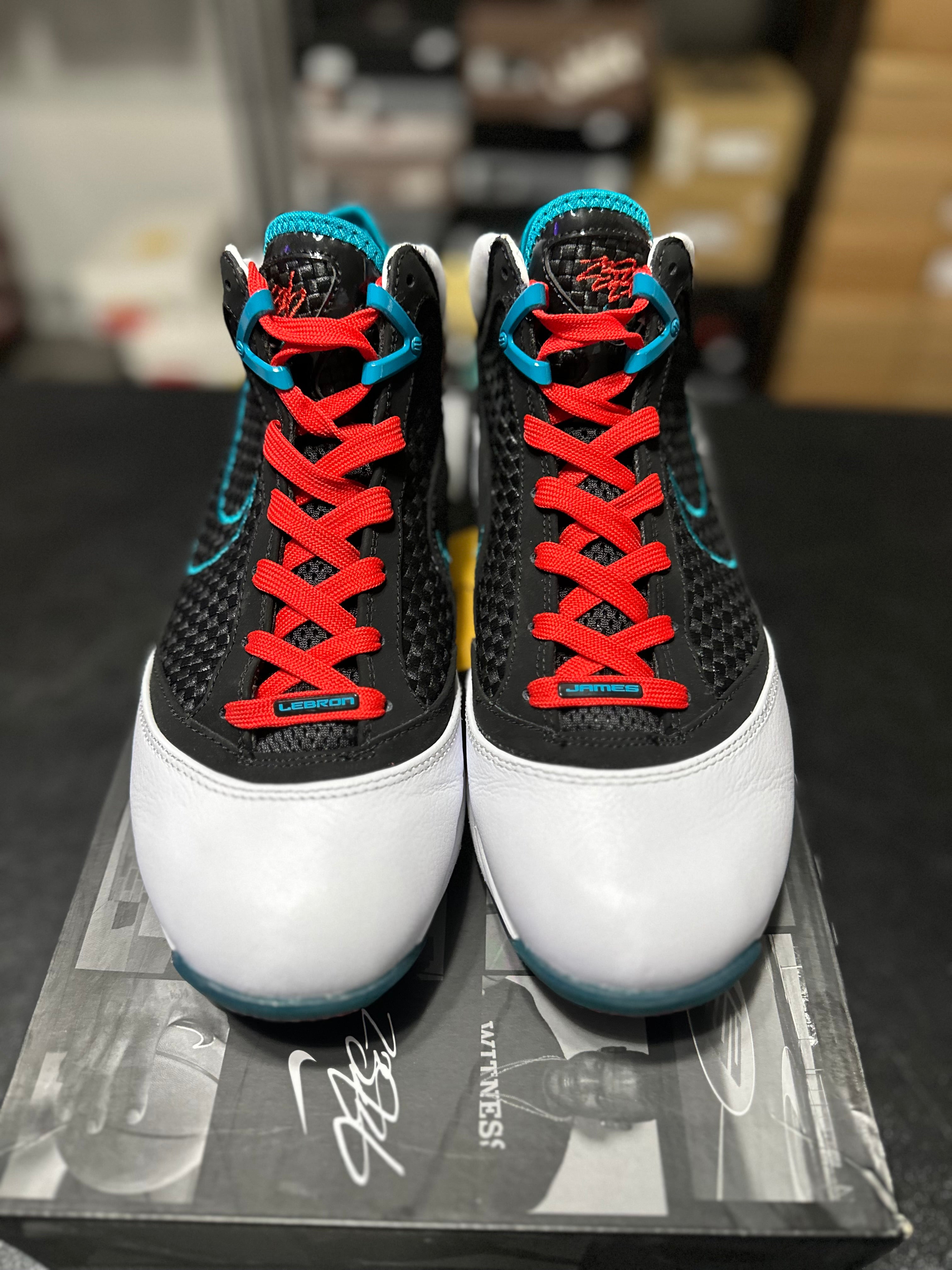 Size 9.5 - LeBron 7 red carpet