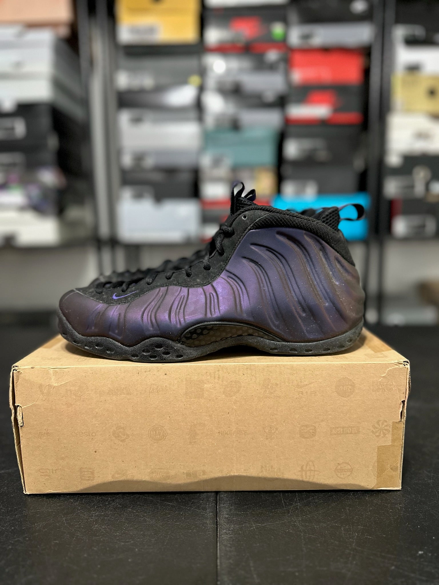 Size 10 - Foamposite 1 Eggplant