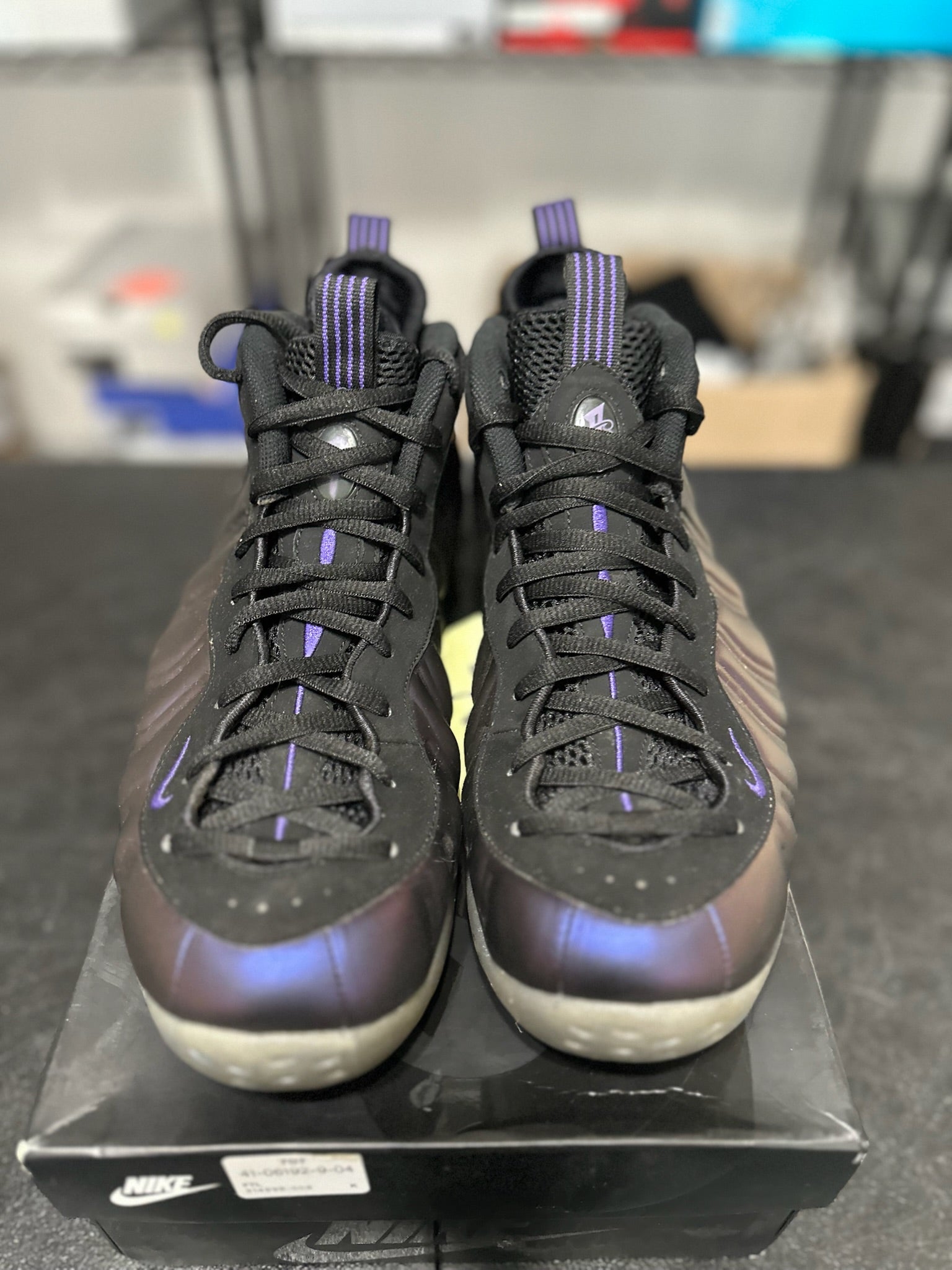 Size 12 - Foamposite 1 Eggplant
