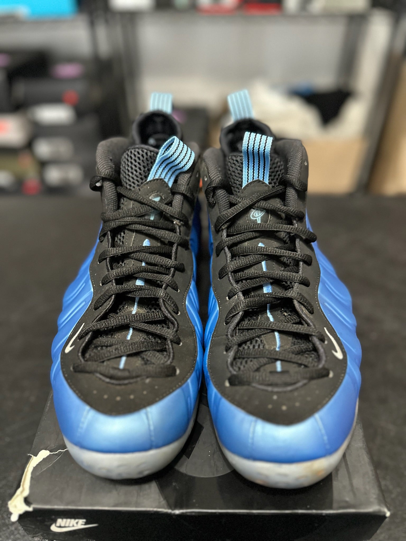 Size 11.5 - Foamposite 1 University Blue