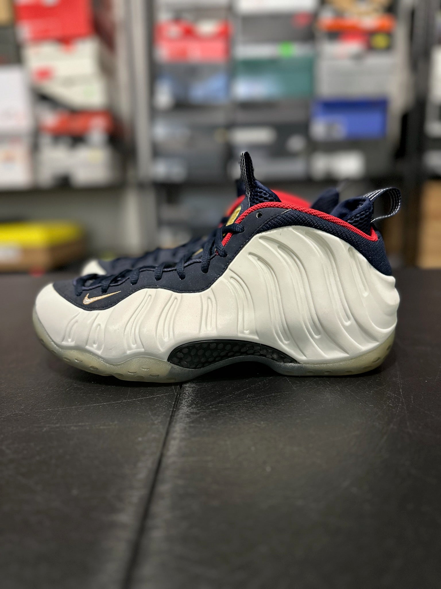 Size 9.5 - Foamposite 1 Olympic