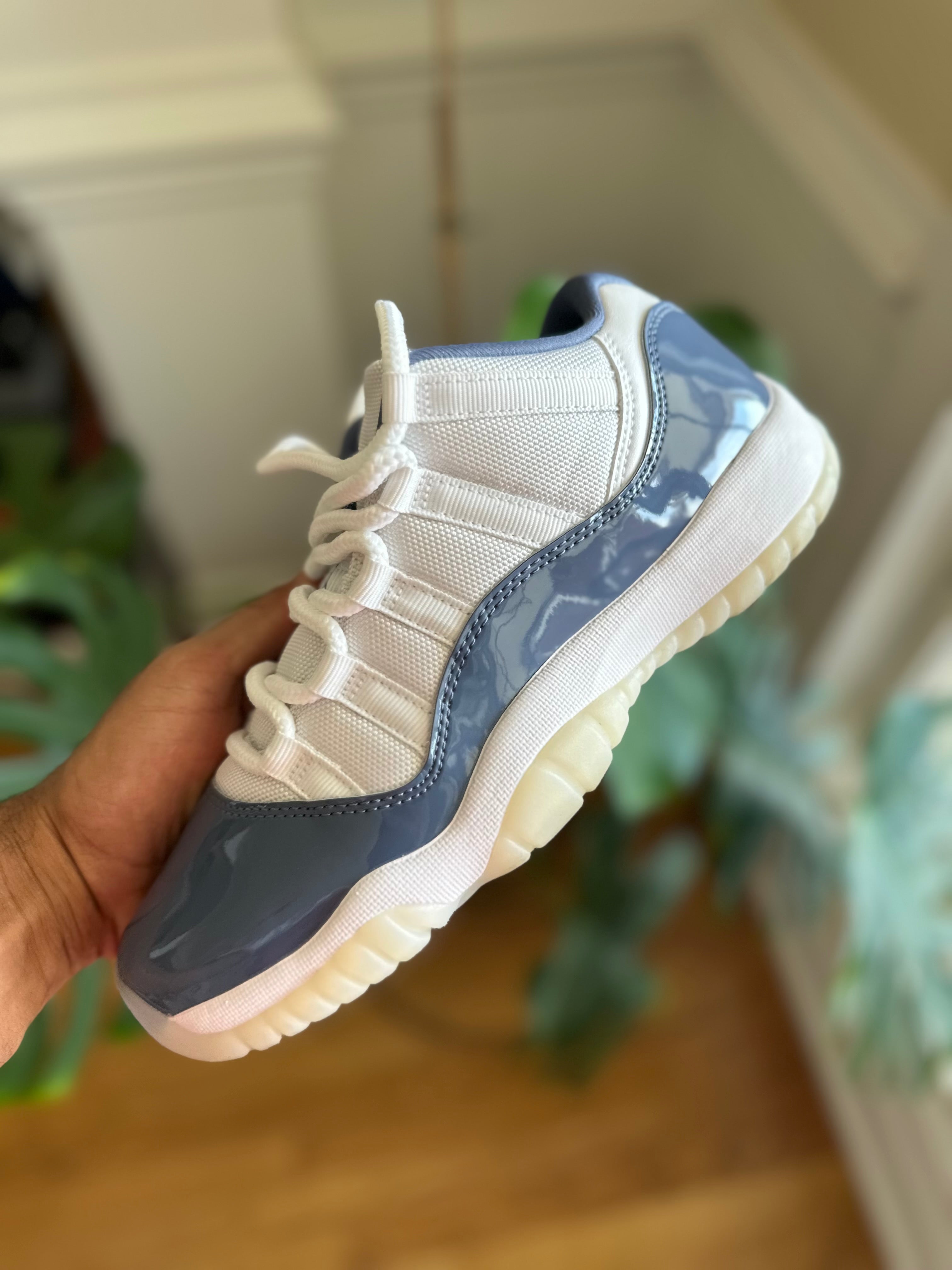 Size 7y - J11 low diffused blue