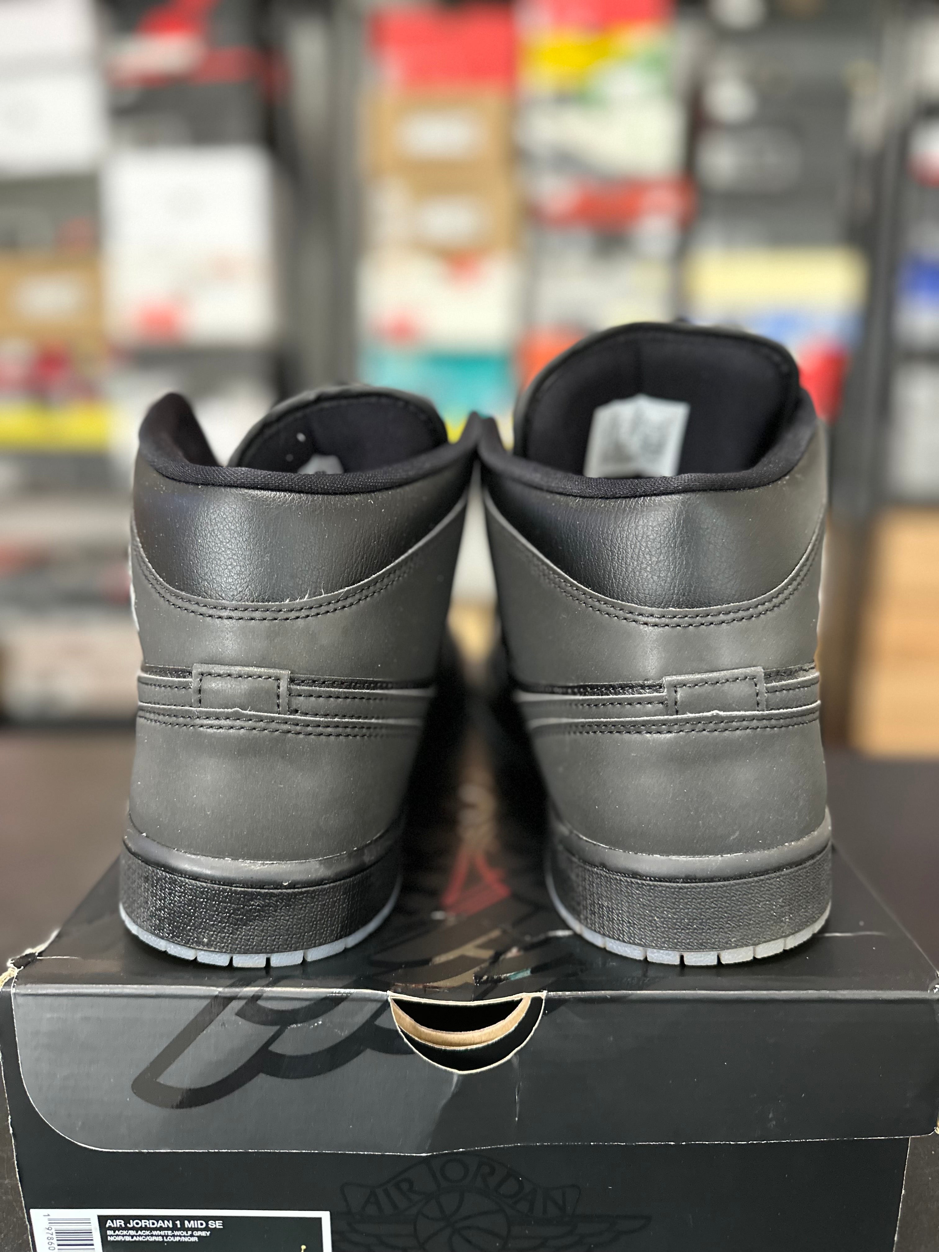 Size 13 - J1 mid black metallic reimagined