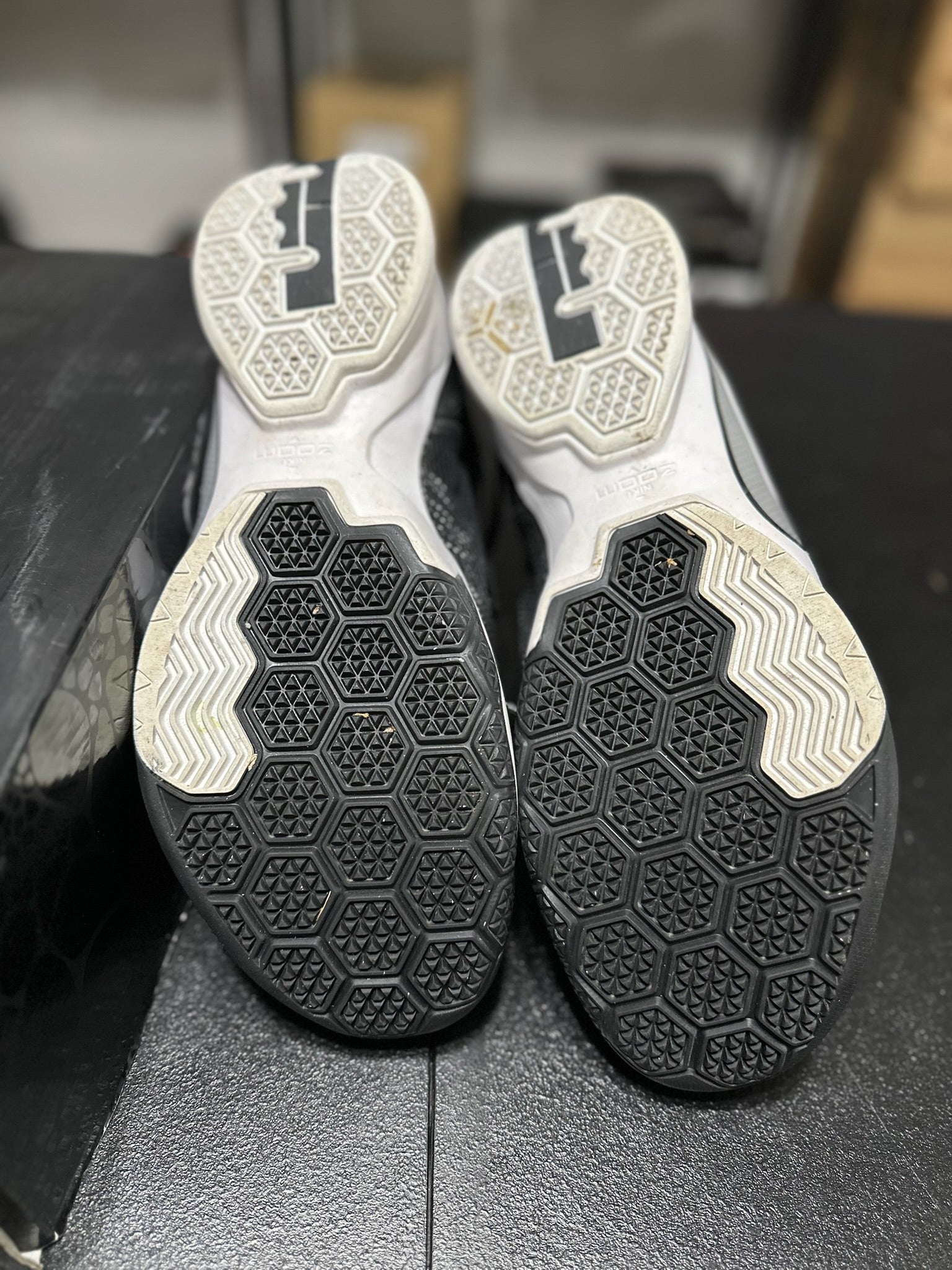 Size 12 - LeBron Soldier 9 Team Black White