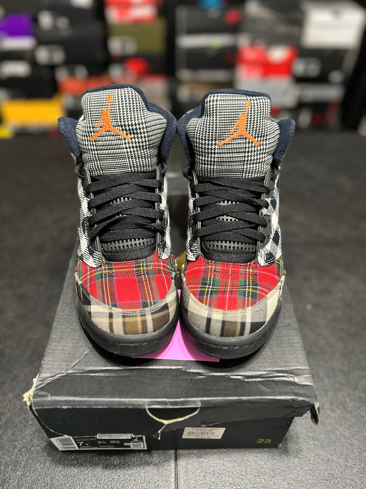 Size 7y - J5 plaid