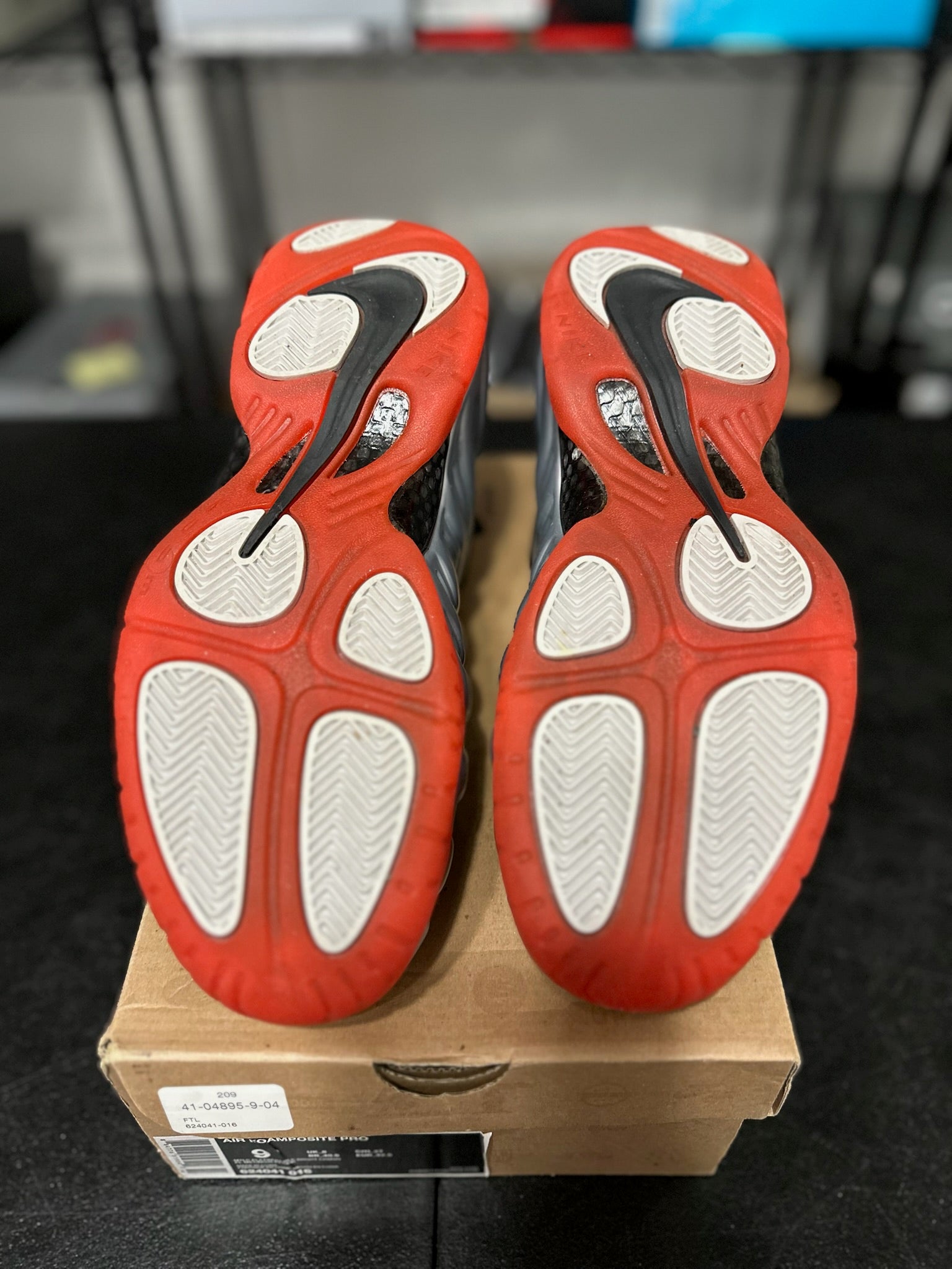 Size 9 - Foamposite Pro Bright Crimson