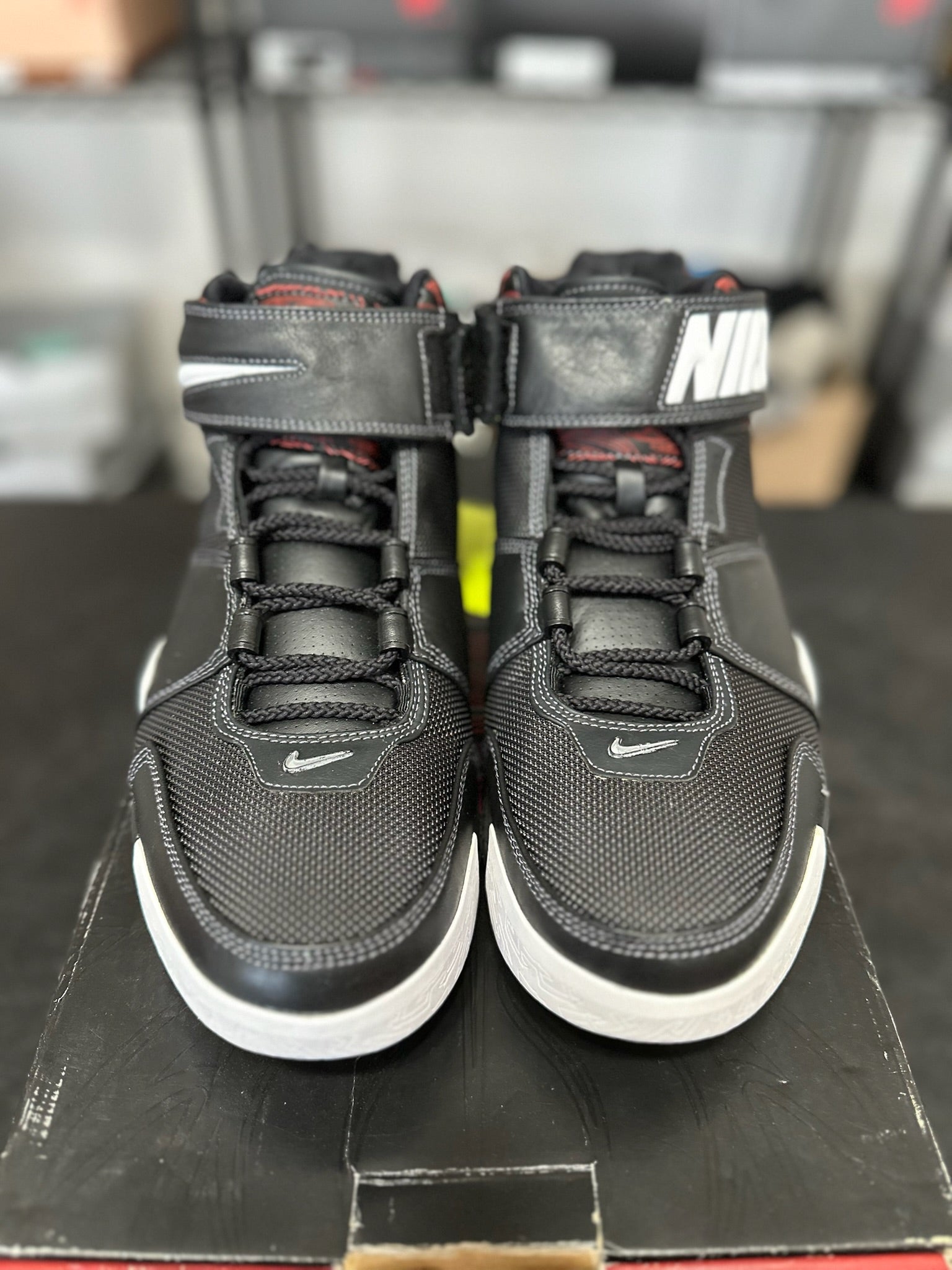 Size 13 - LeBron Zoom 2 Black Crimson
