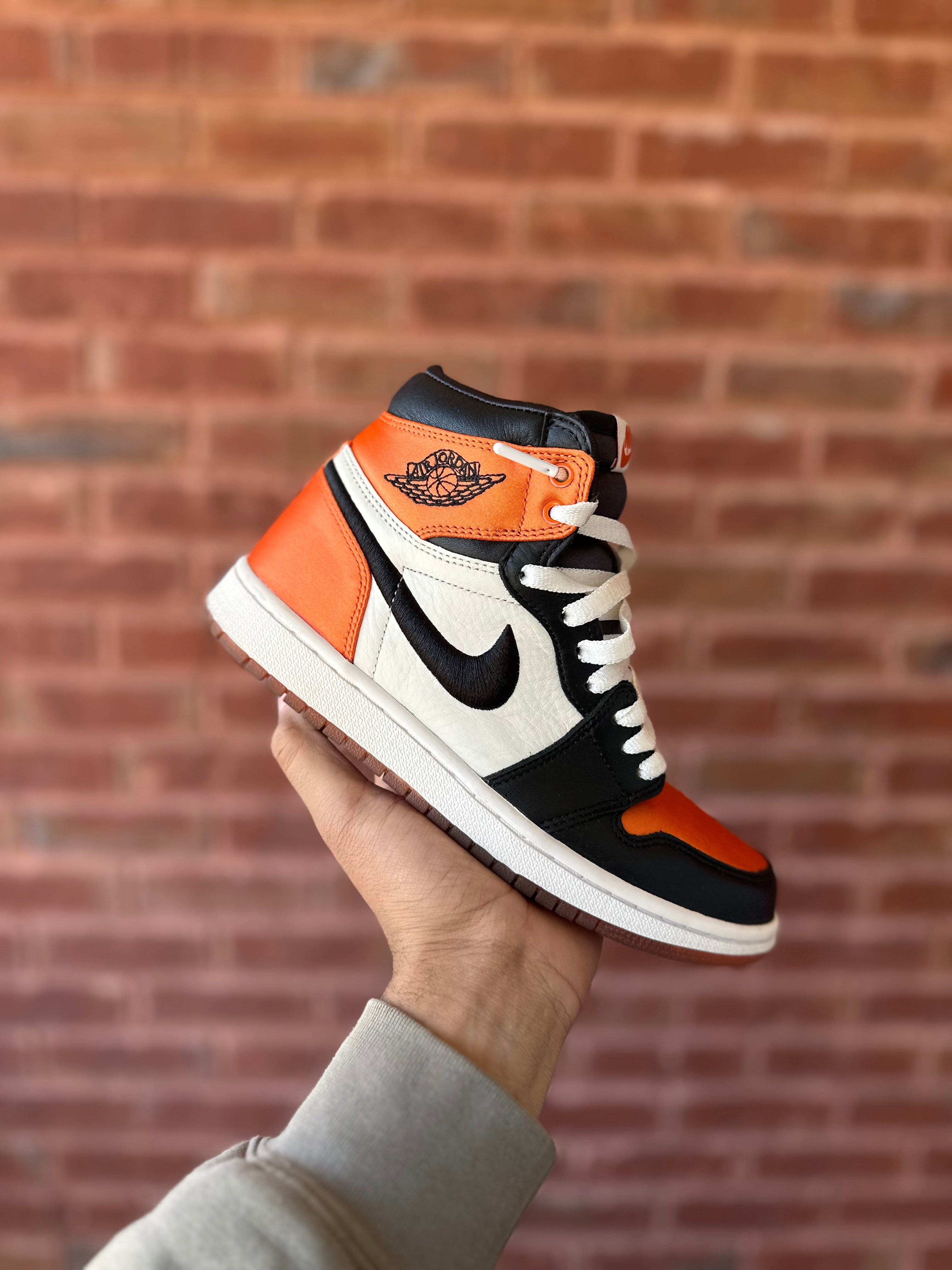 Size 6.5W - J1 satin shattered backboard