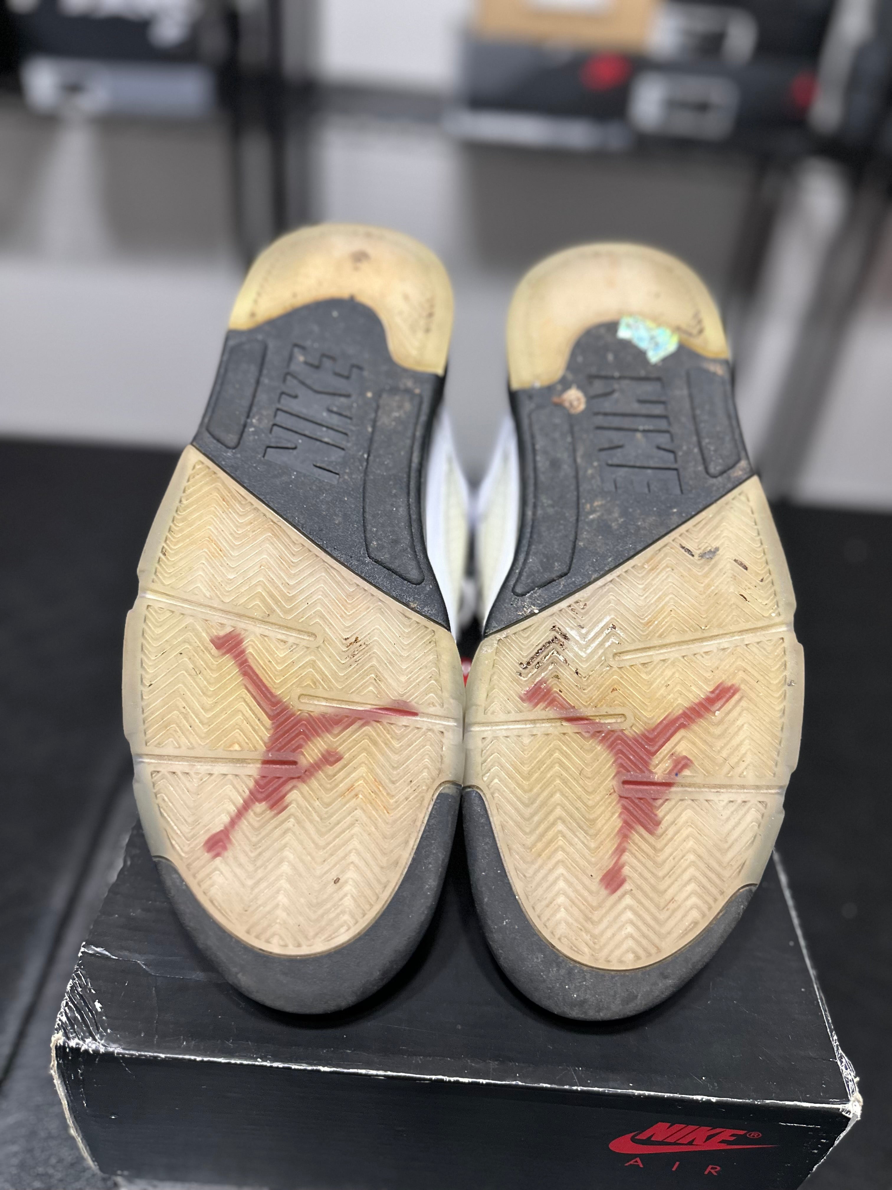Size 9.5 - J5 fire red