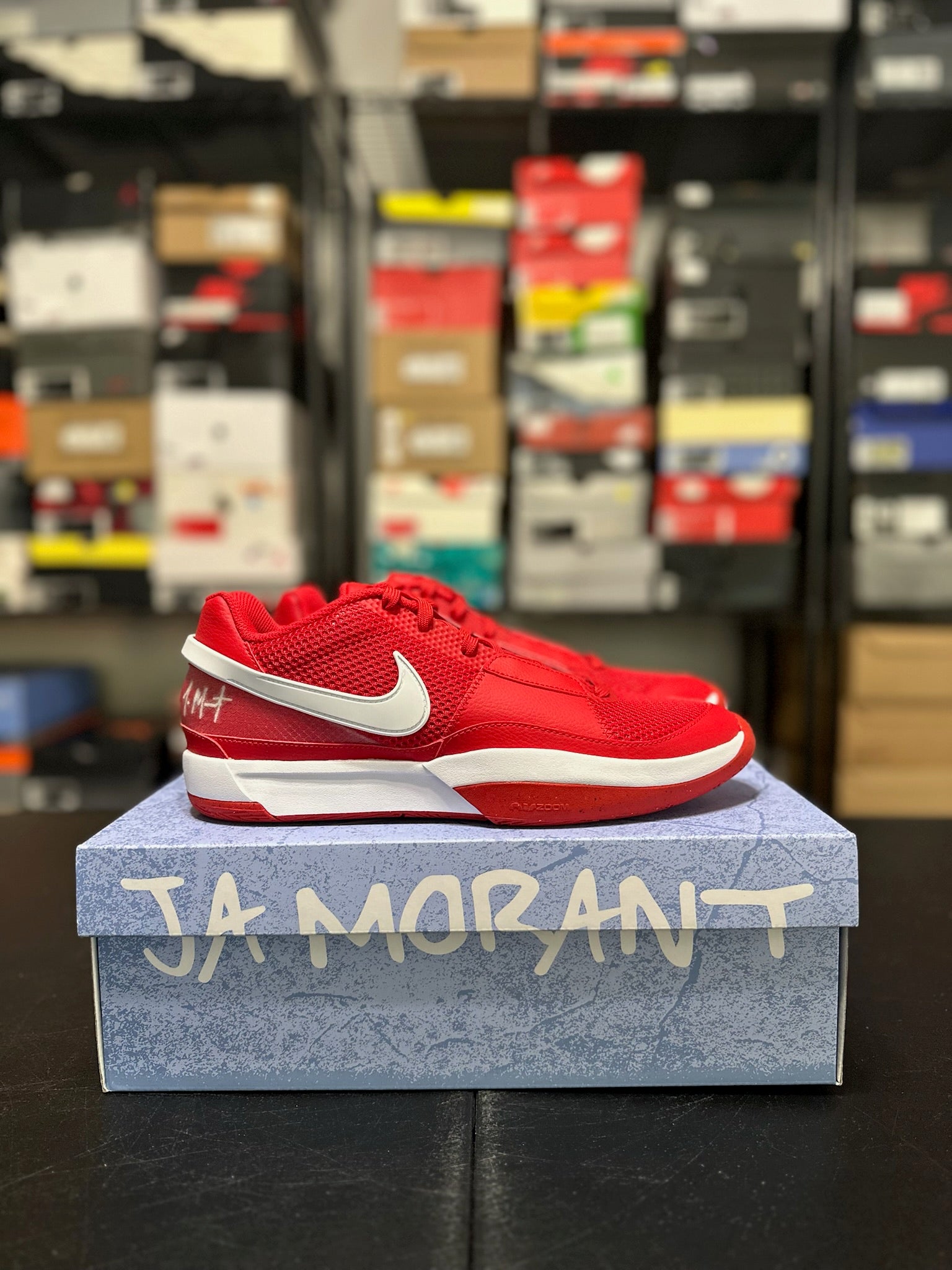 Size 10 - JA 1 TB University Red White
