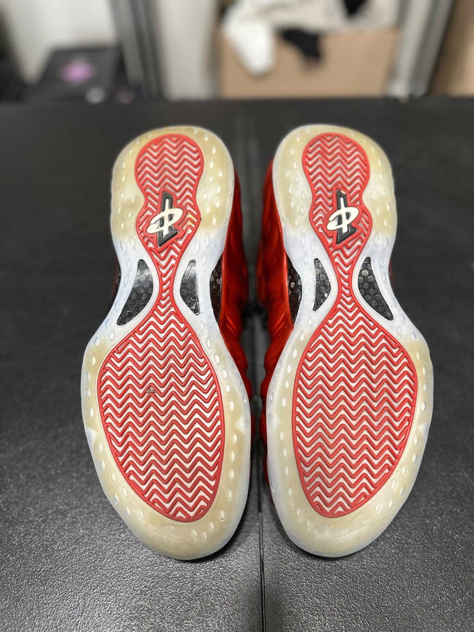 Size 12 - Foamposite 1 Metallic Red