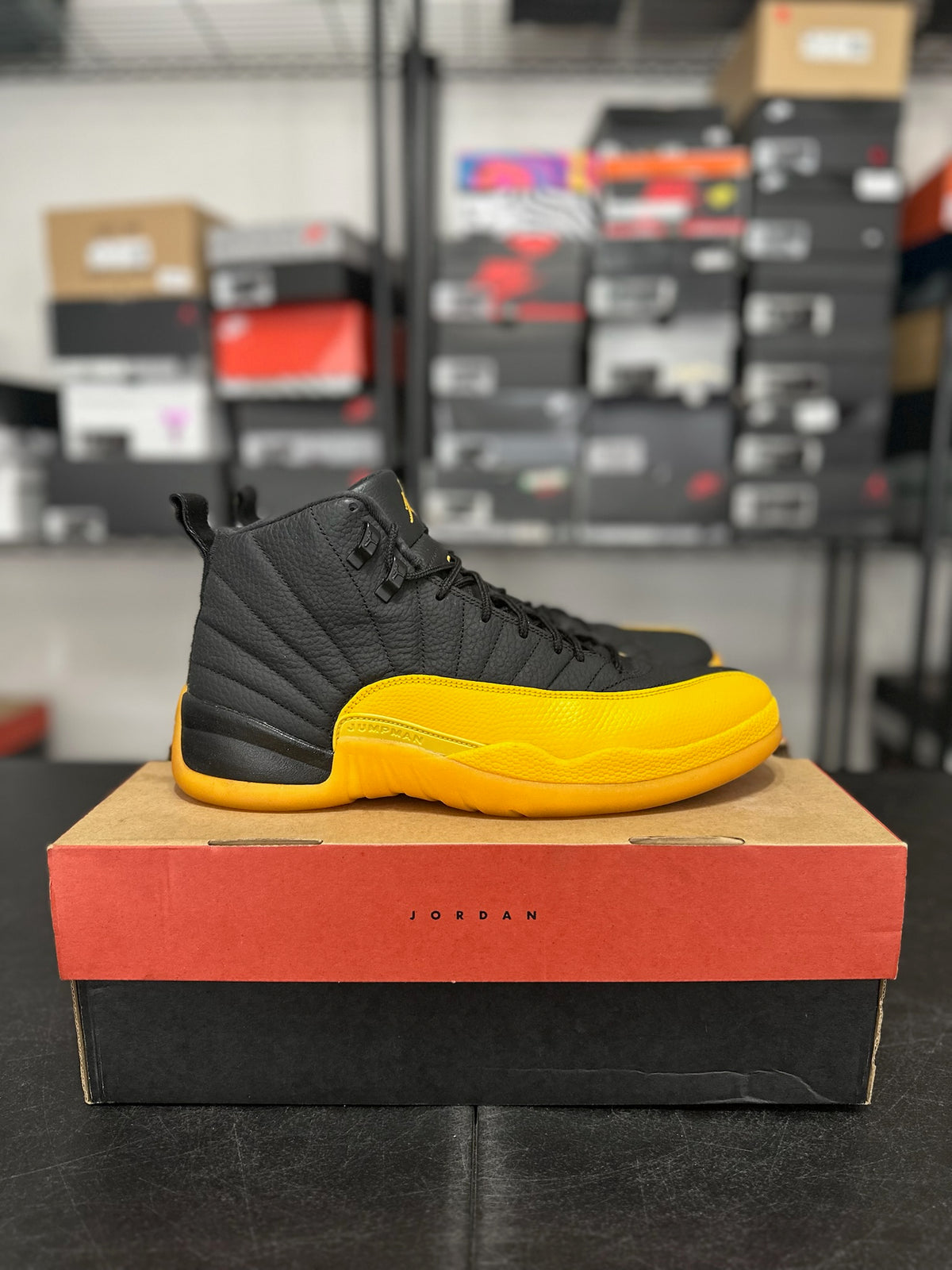 Size 12 - J12 Black university gold