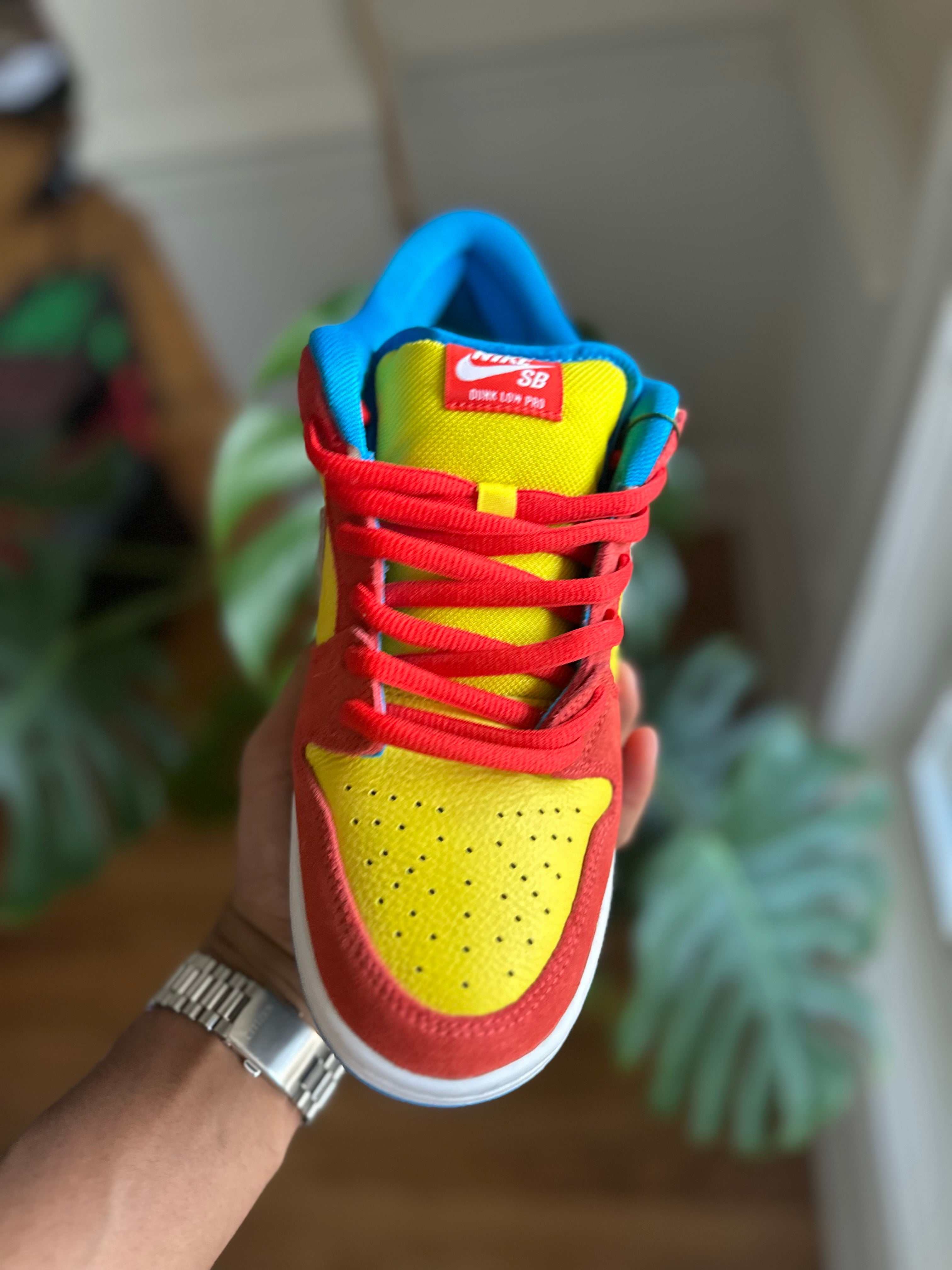 Size 9.5 - Dunk low bart Simpson