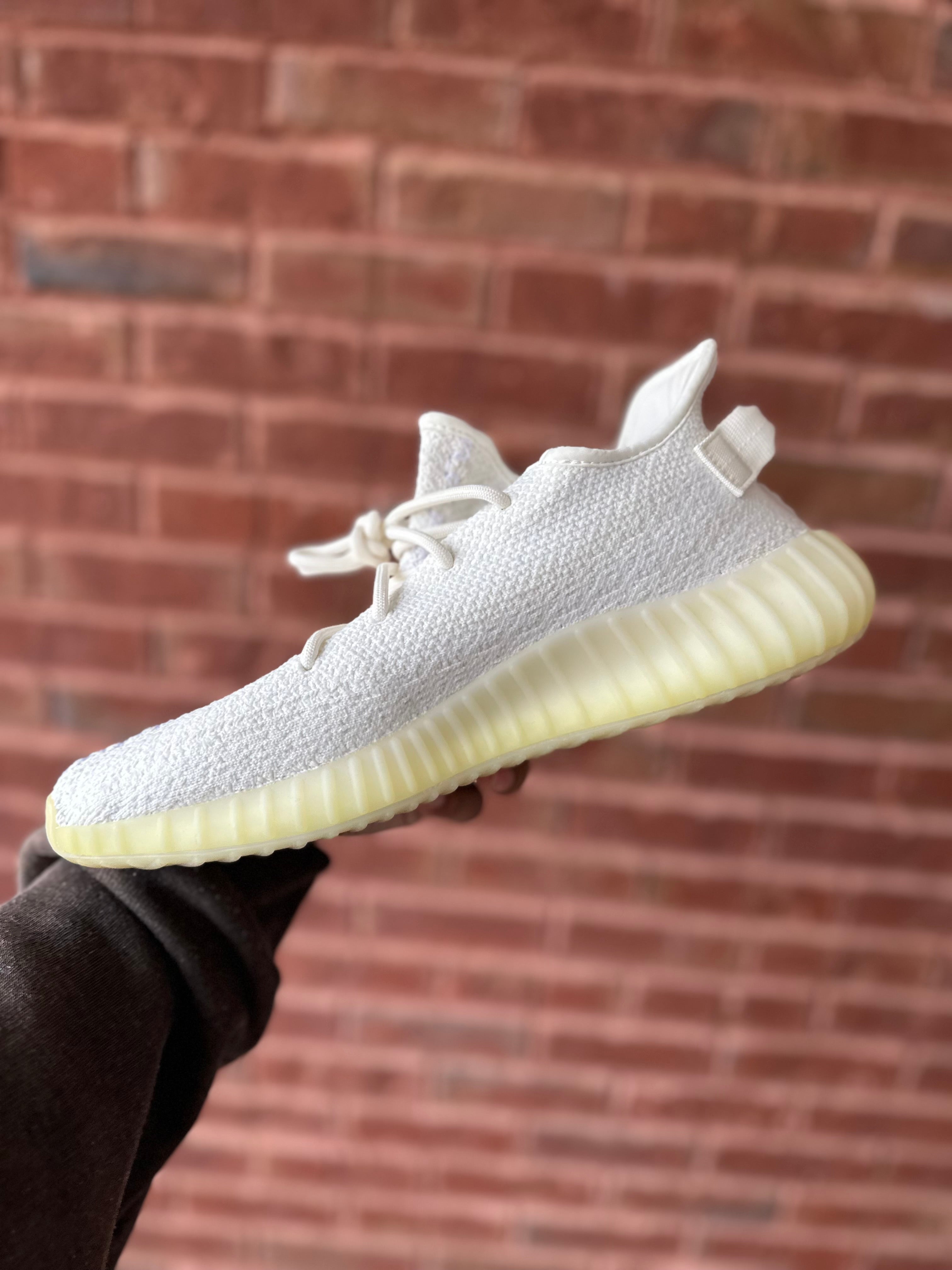 Size 11.5 - YZY 350 cream white/triple white