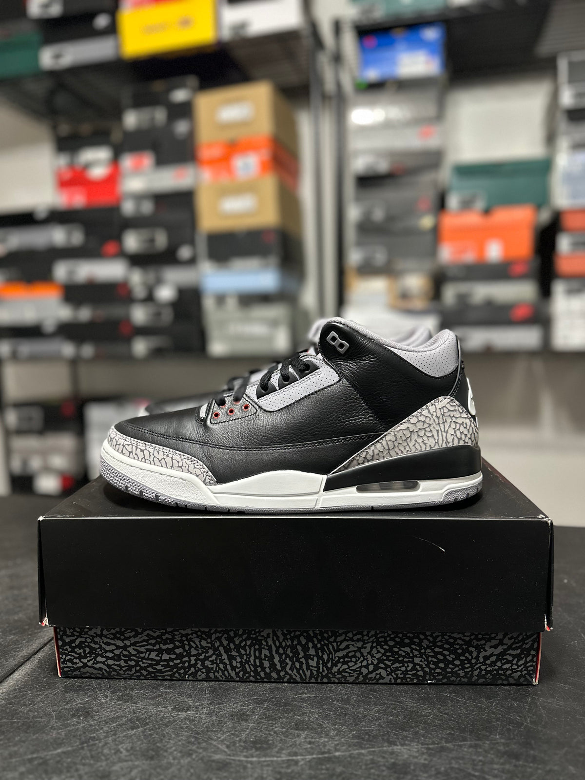 Size 14 - J3 Black cement reimagined