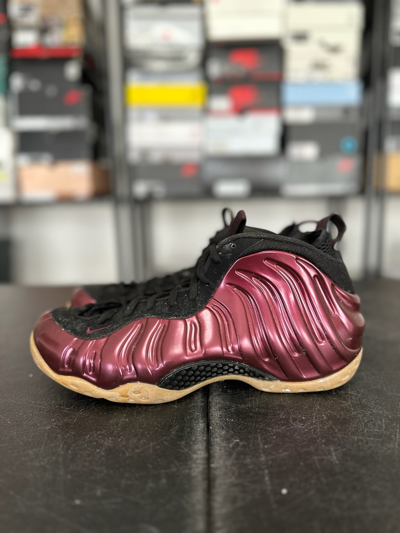 Size 12 - Foamposite 1 Maroon
