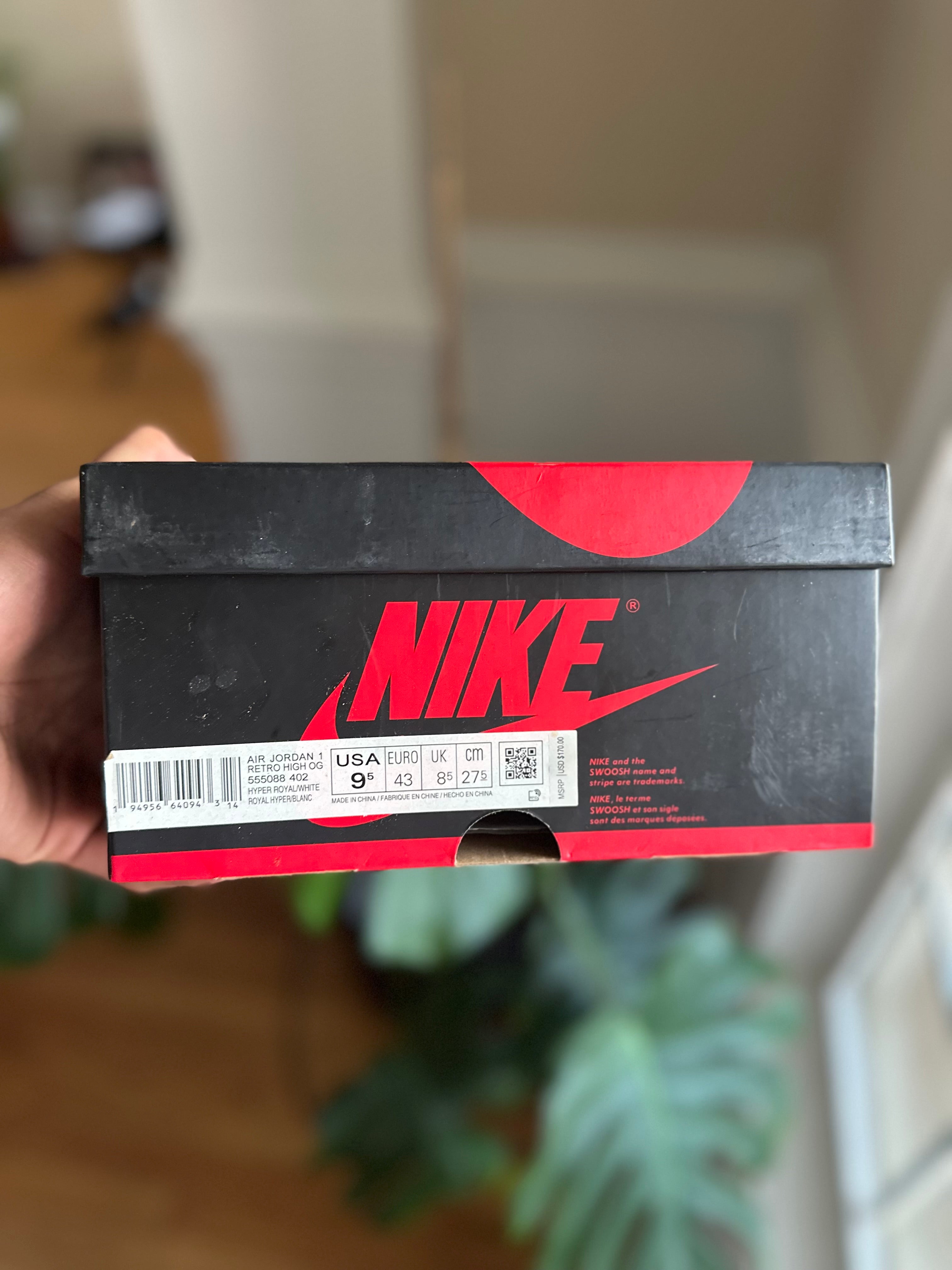 Size 9.5 - J1 hyper royal