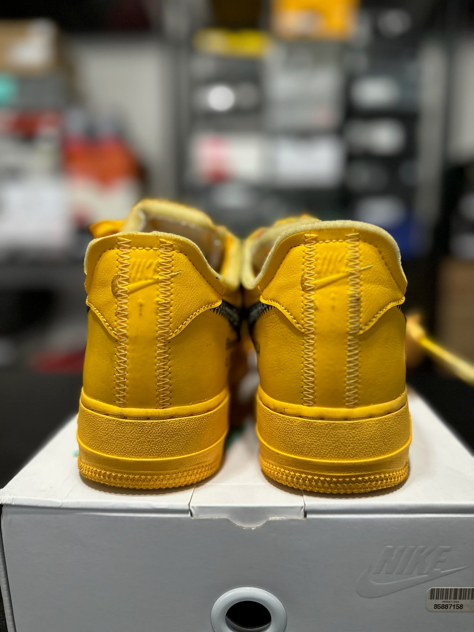 Size 9 - AF 1 Off White ICA University Gold