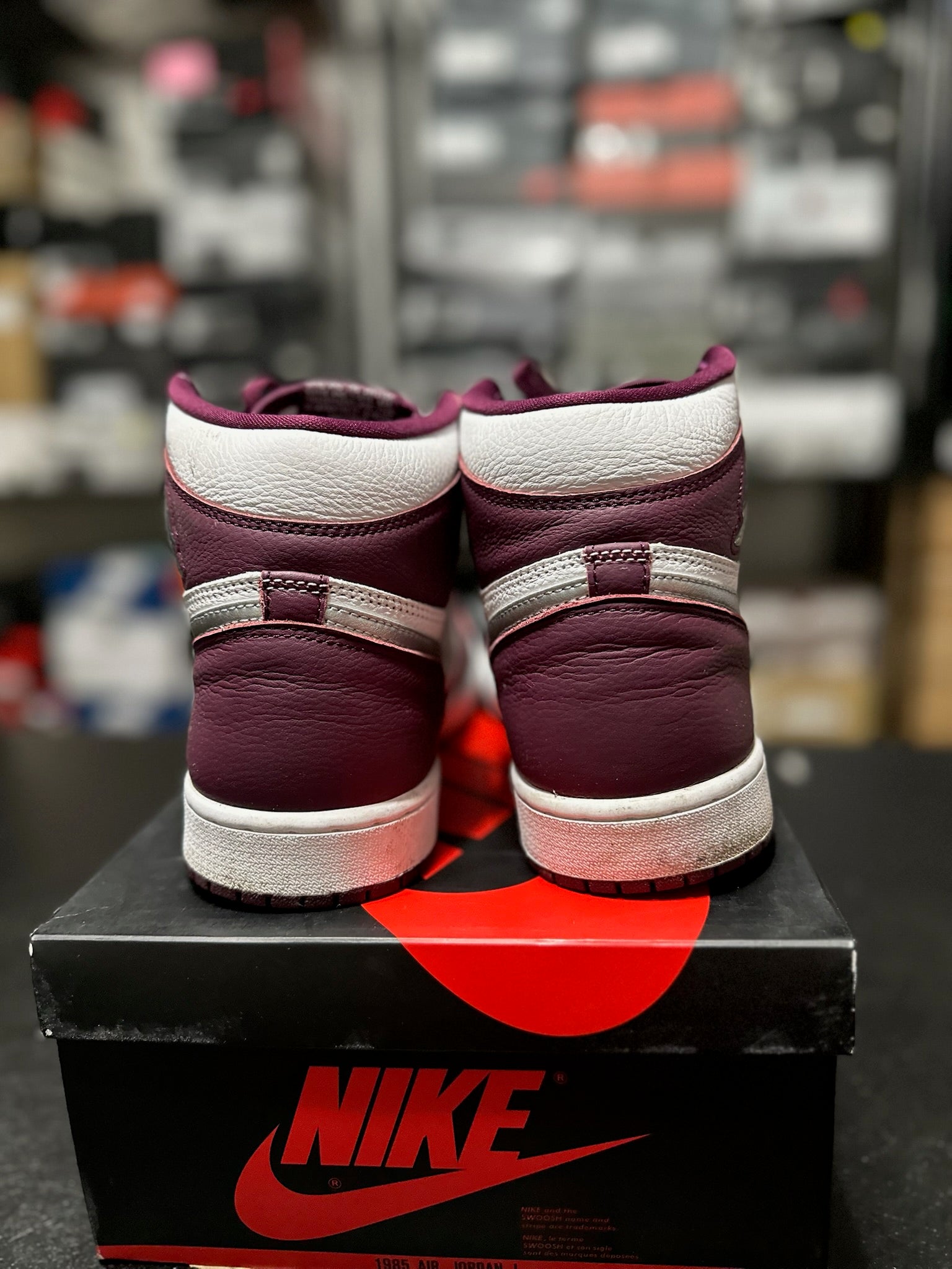 Size 9.5 - J1 High Bordeaux