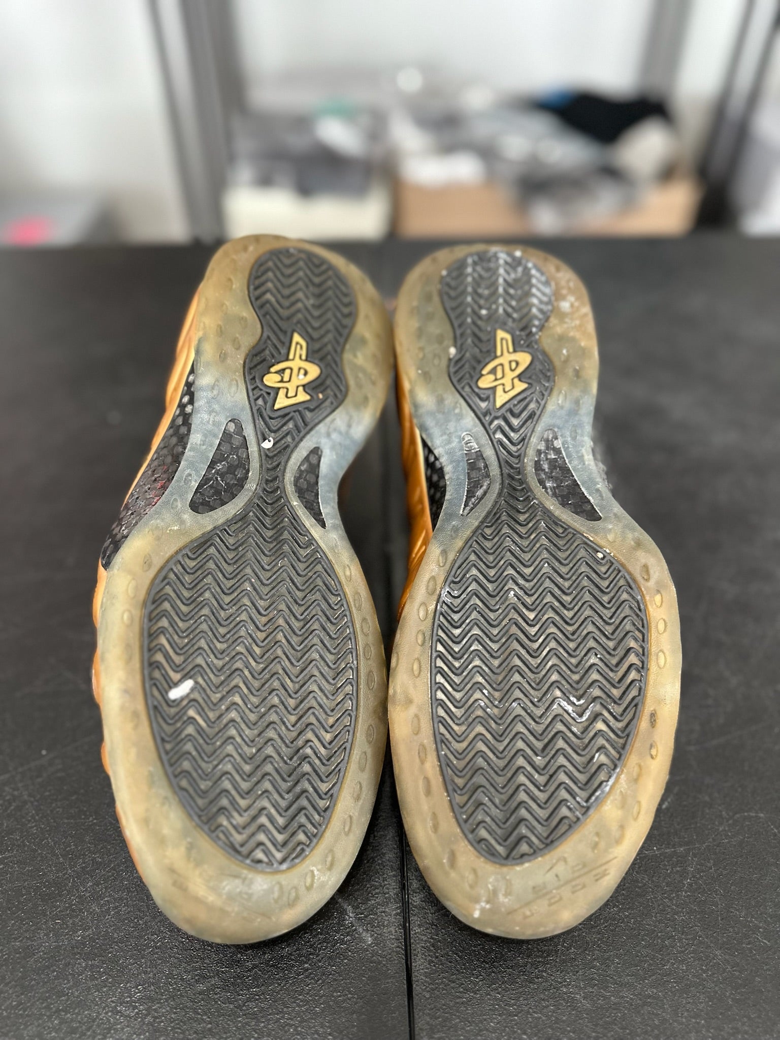 Size 12 - Foamposite 1 Metallic Gold