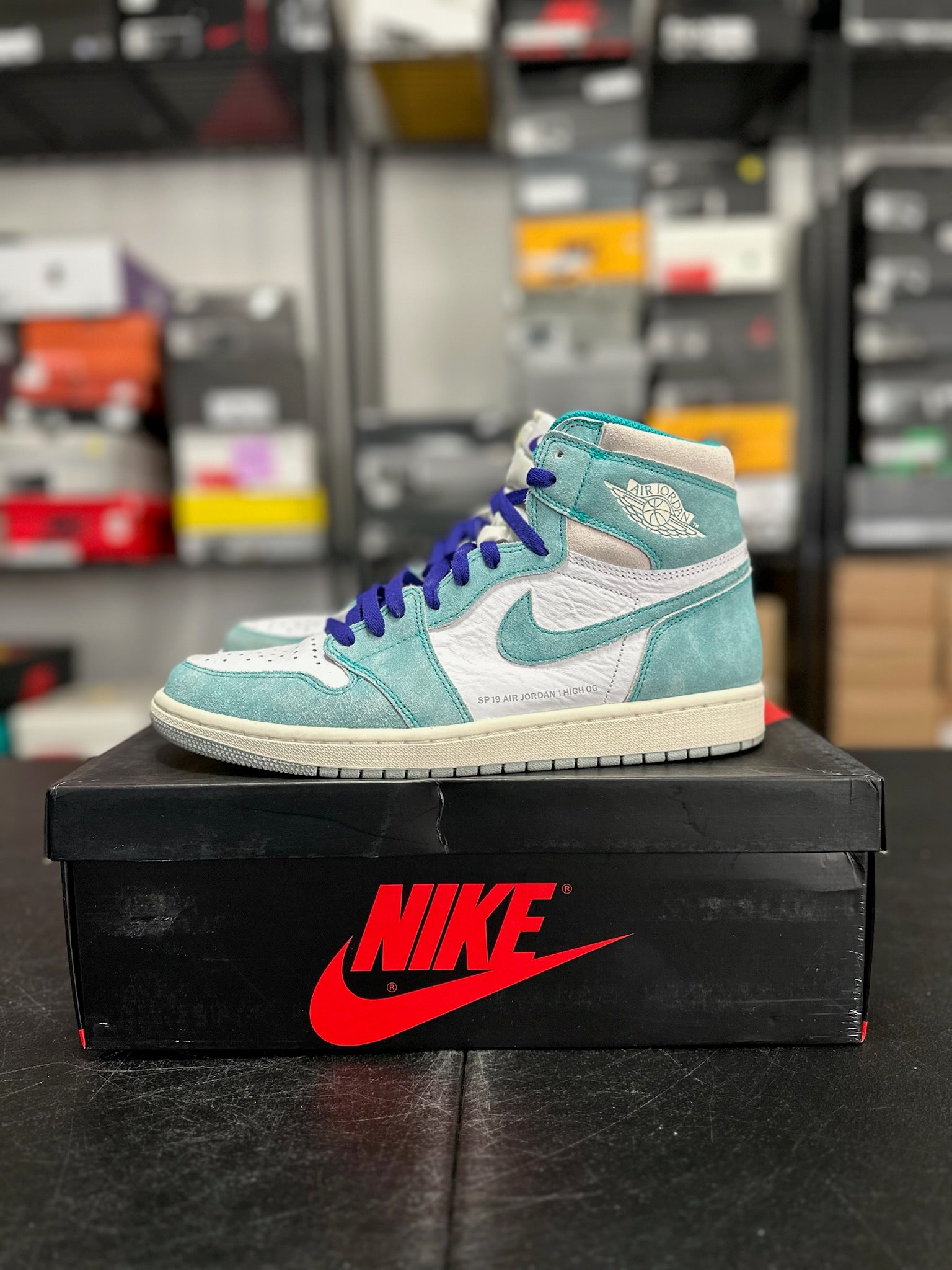 Size 10.5 - J1 High Turbo Green