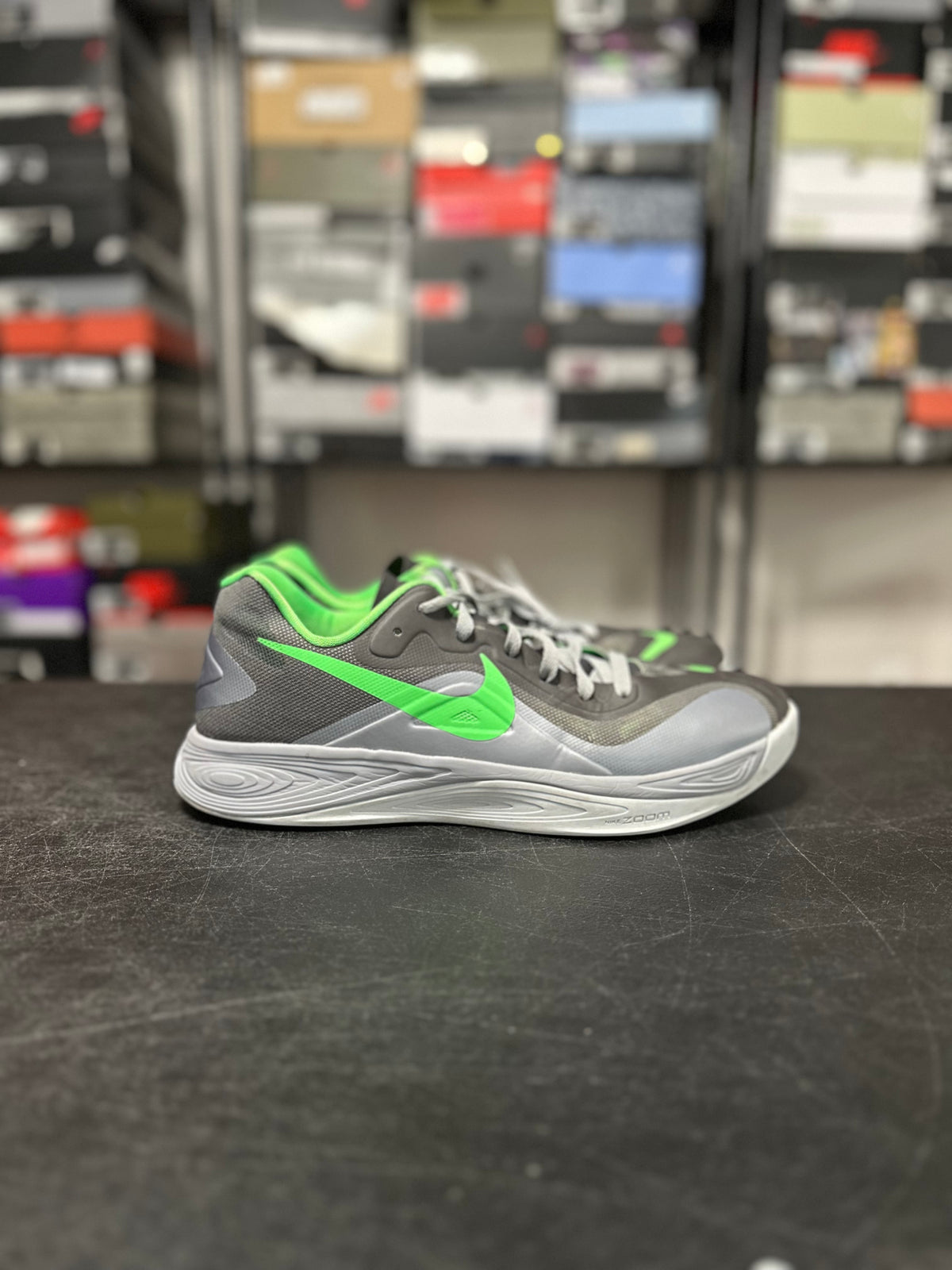 Size 12.5 - hyperfuse low grey/green
