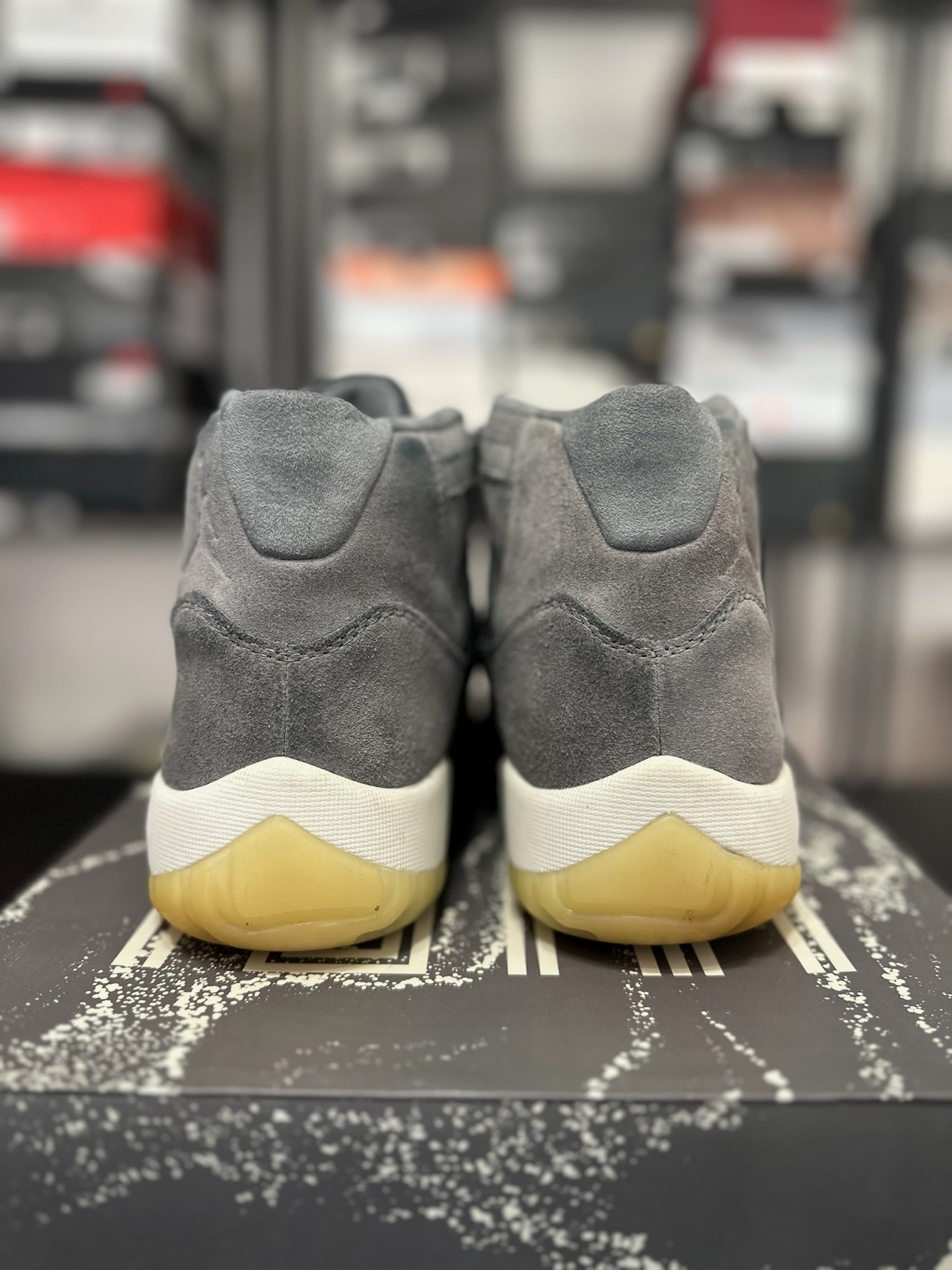 Size 10 - J11 Pinnacle Grey Suede