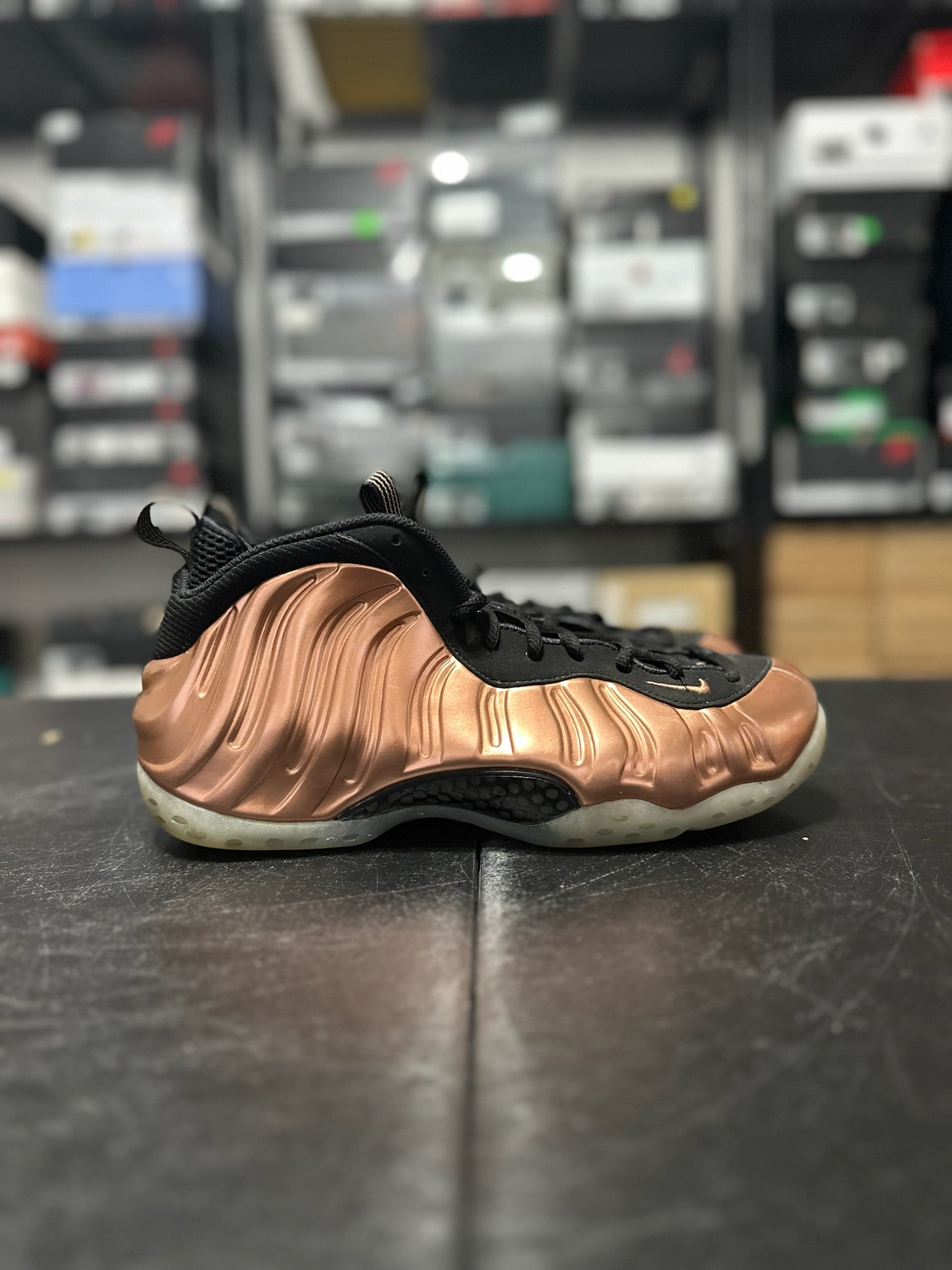 Size 9.5 - Foamposite Copper