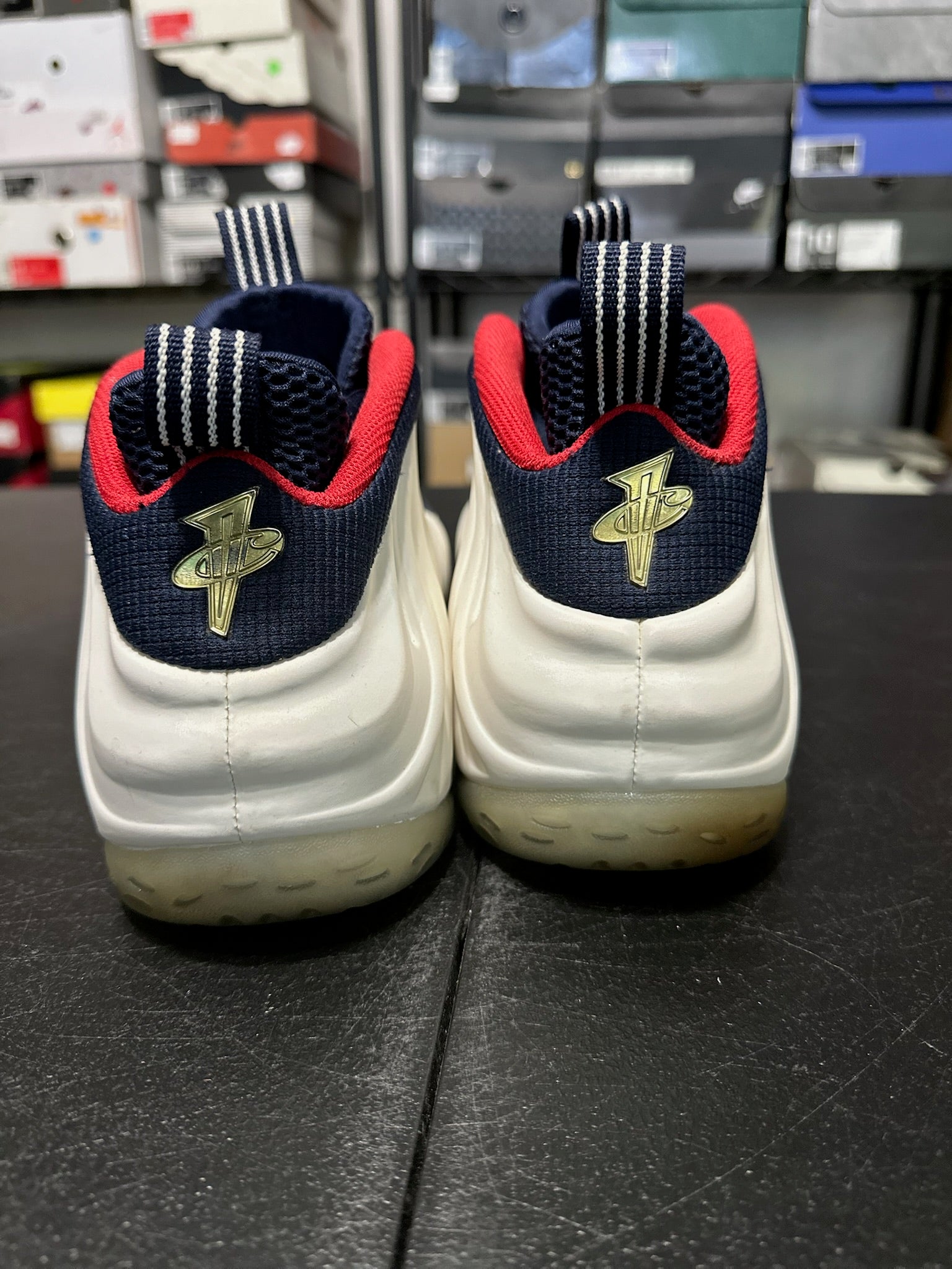 Size 9.5 - Foamposite 1 Olympic