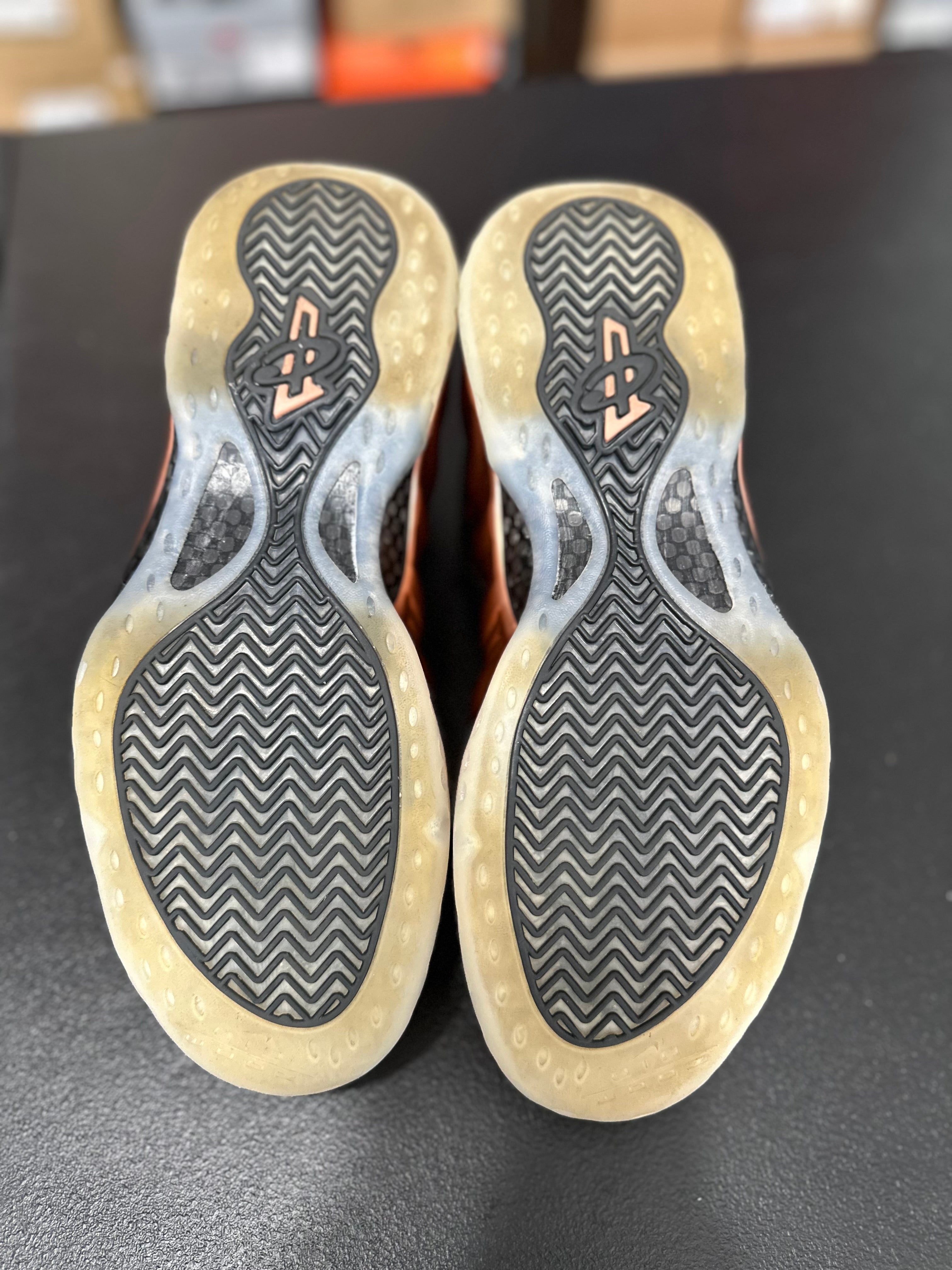 Size 10.5 - Foamposite copper