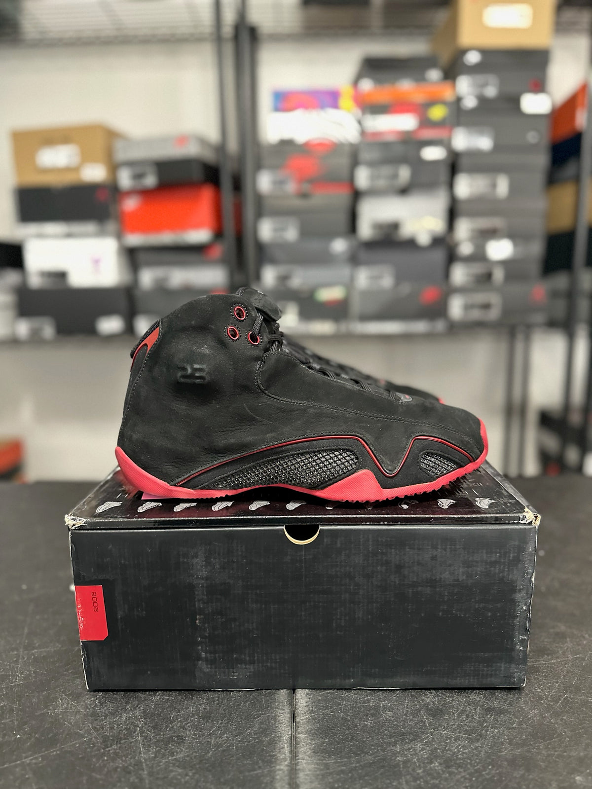 Size 11.5 - J21 black varsity red