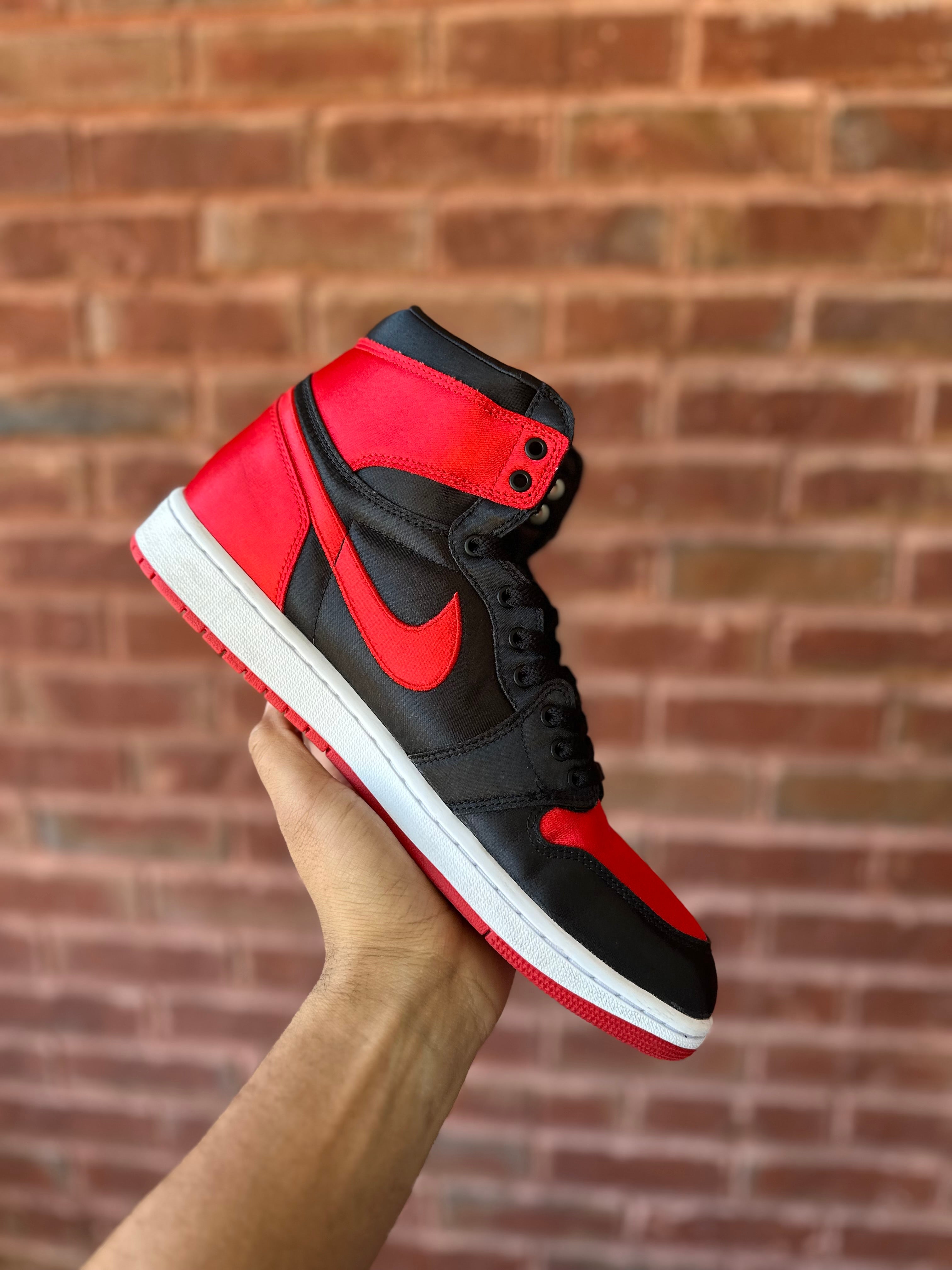 Size 11.5W - J1 Satin bred