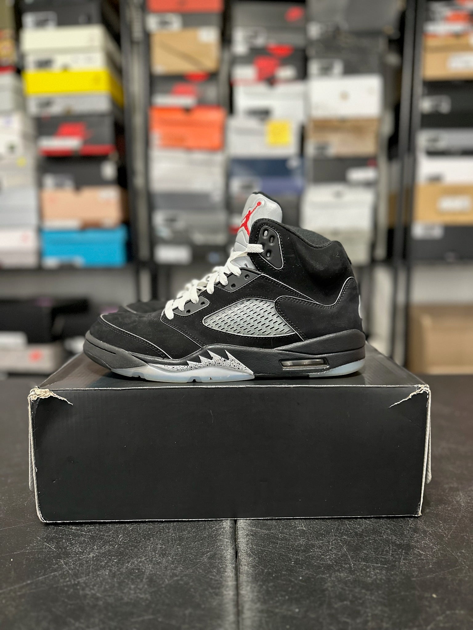 Size 10.5 - J5 Black Metallic Reimagined